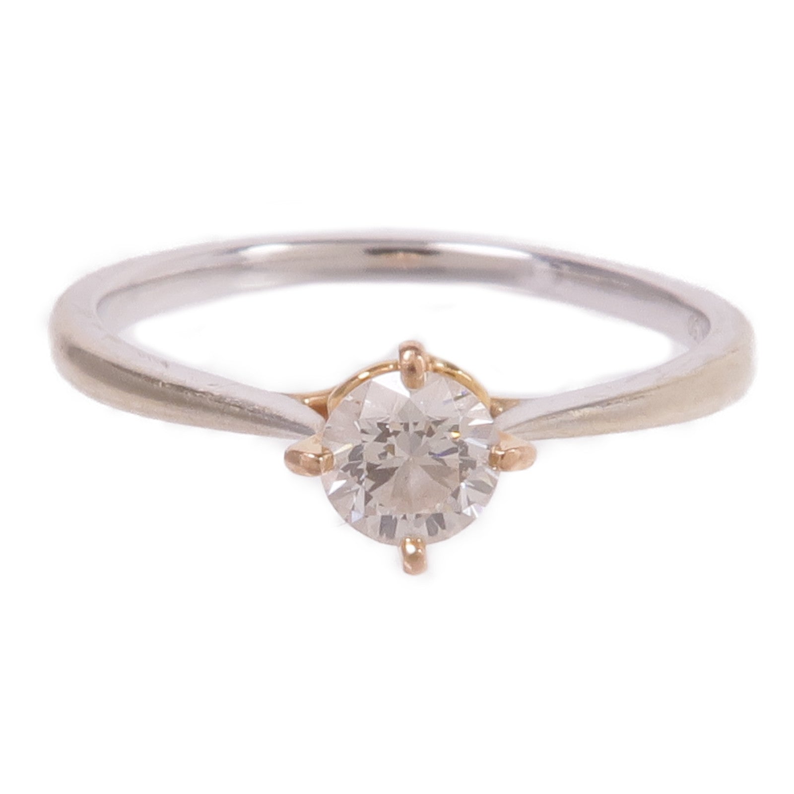 JEWELRY 18K白金/玫瑰金Diamond Ring鑽石戒指US#6.5