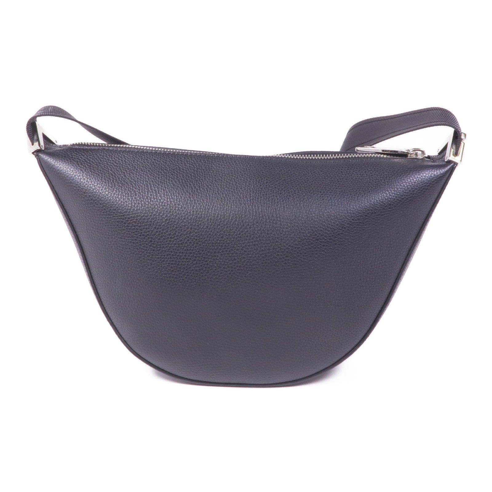 FENDI 牛皮皮革Melon Small銀扣肩背袋