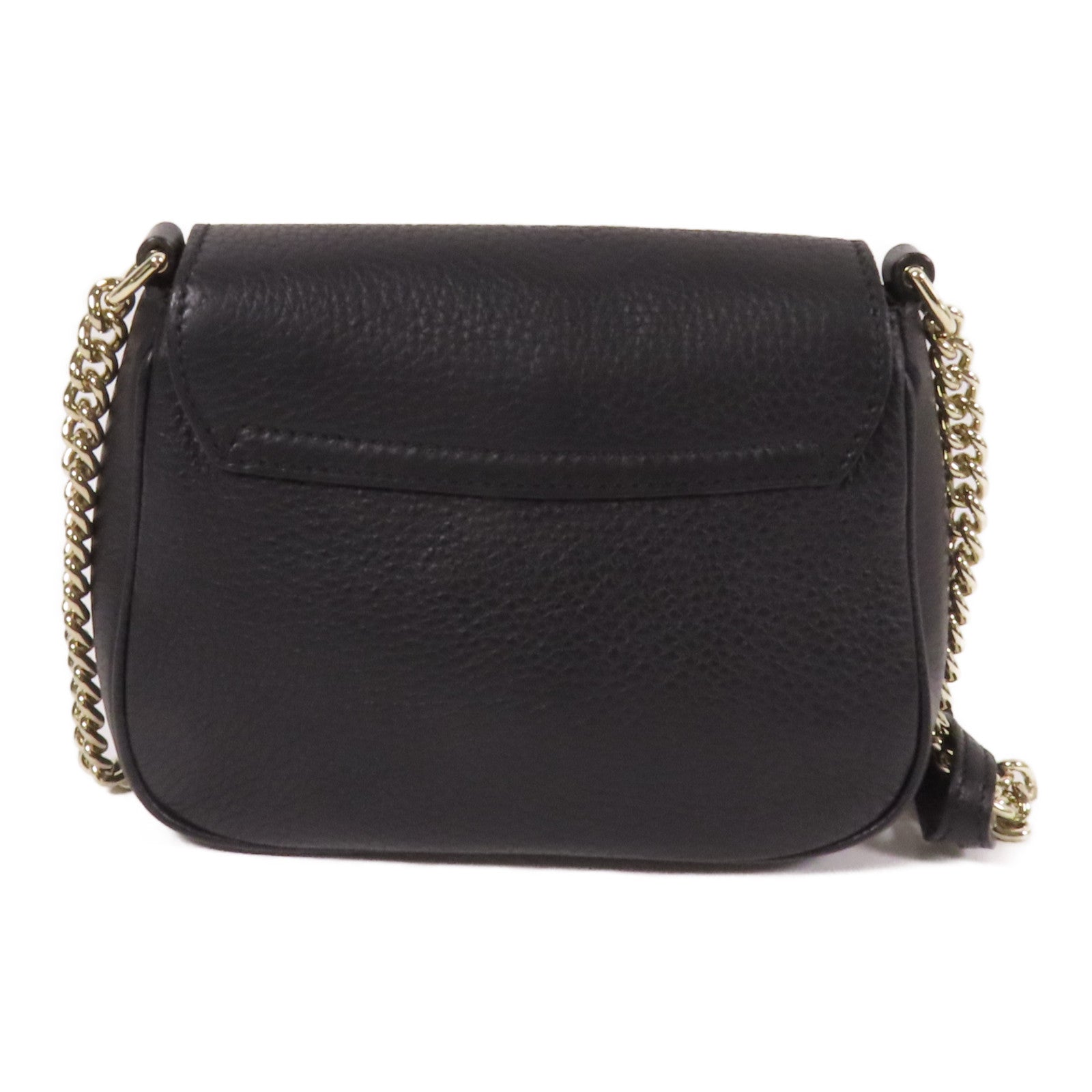 GUCCI 牛皮皮革Soho金扣鏈帶肩背袋