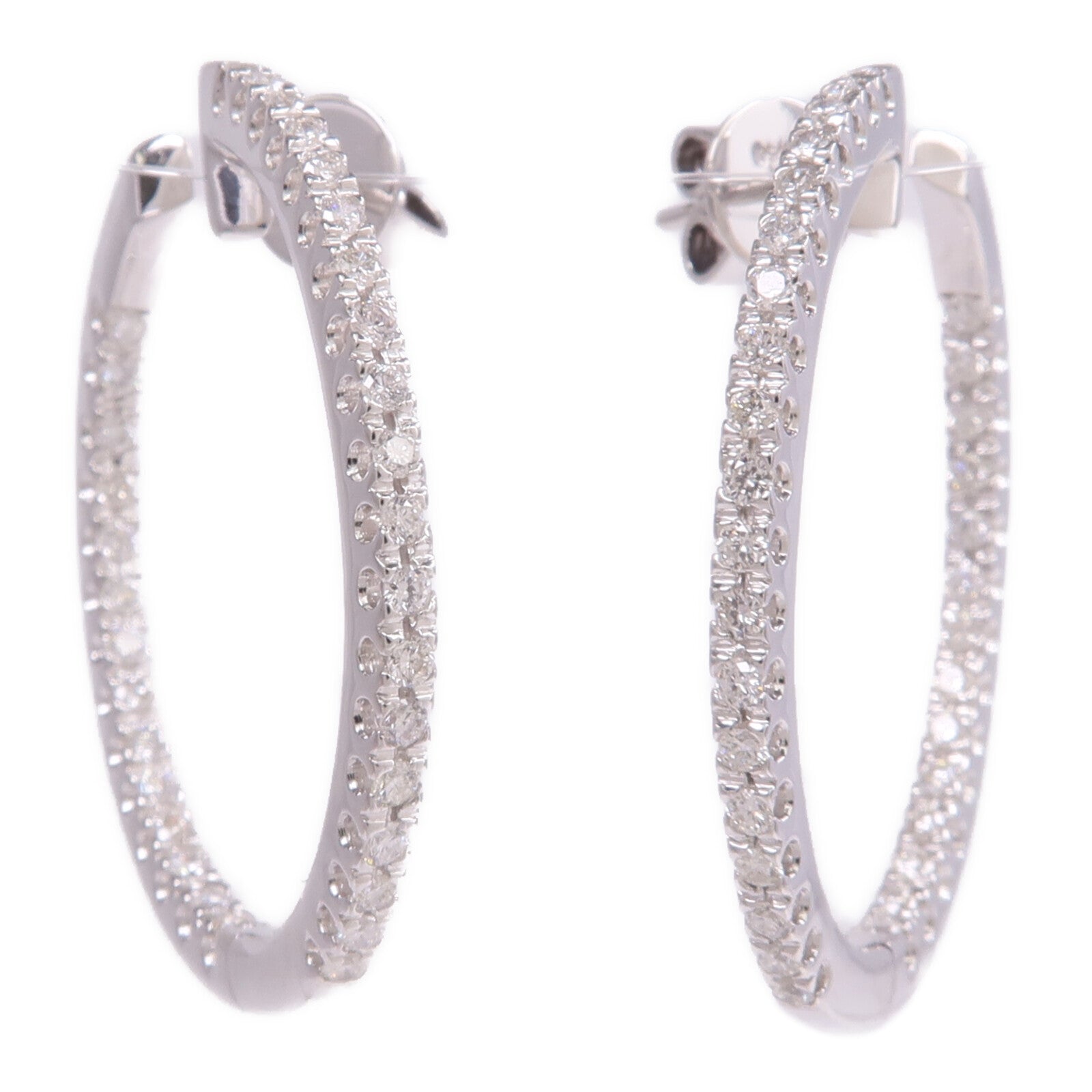 JEWELRY 18K白金Diamond Earrings鑽石耳環