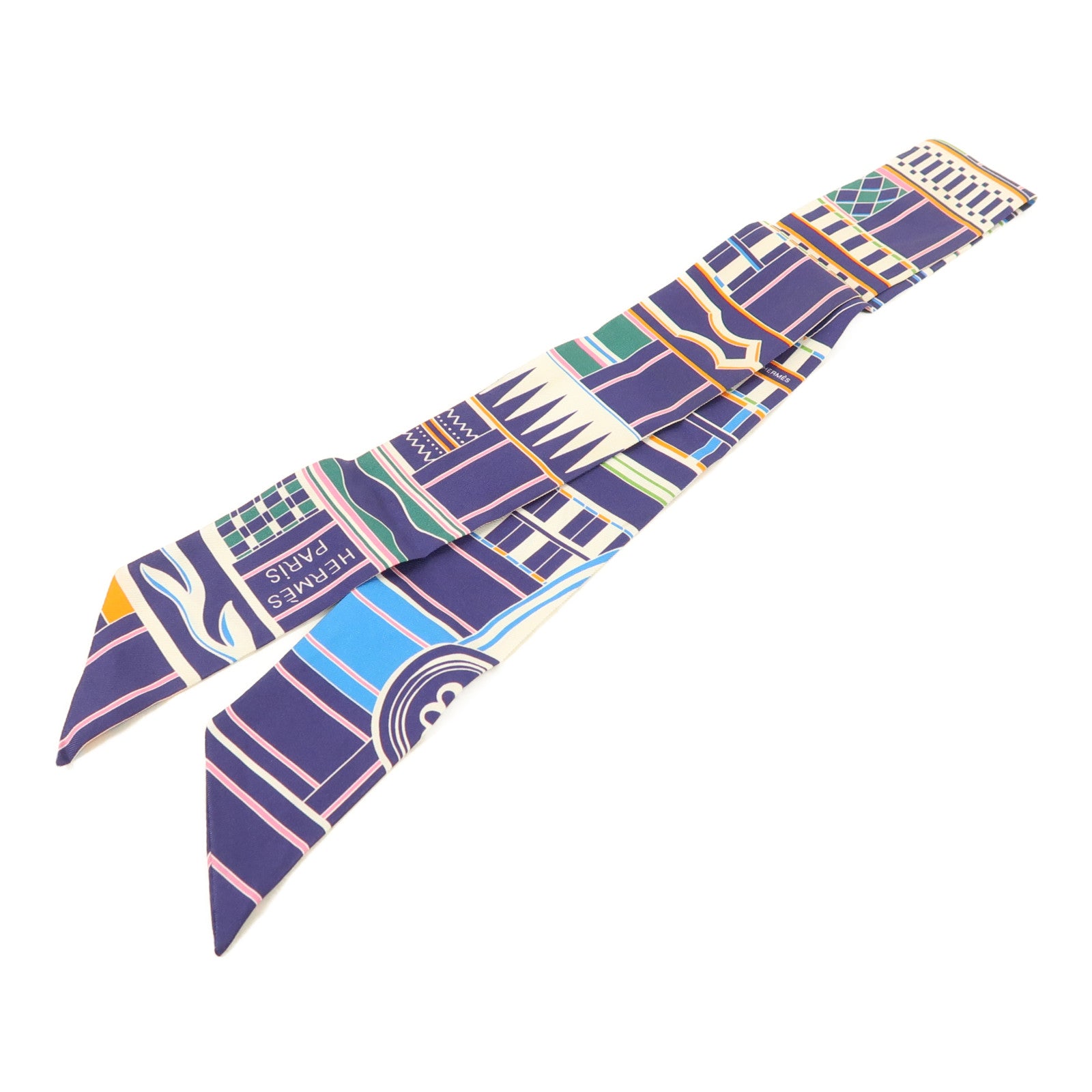 HERMES 絲質Twilly絲巾