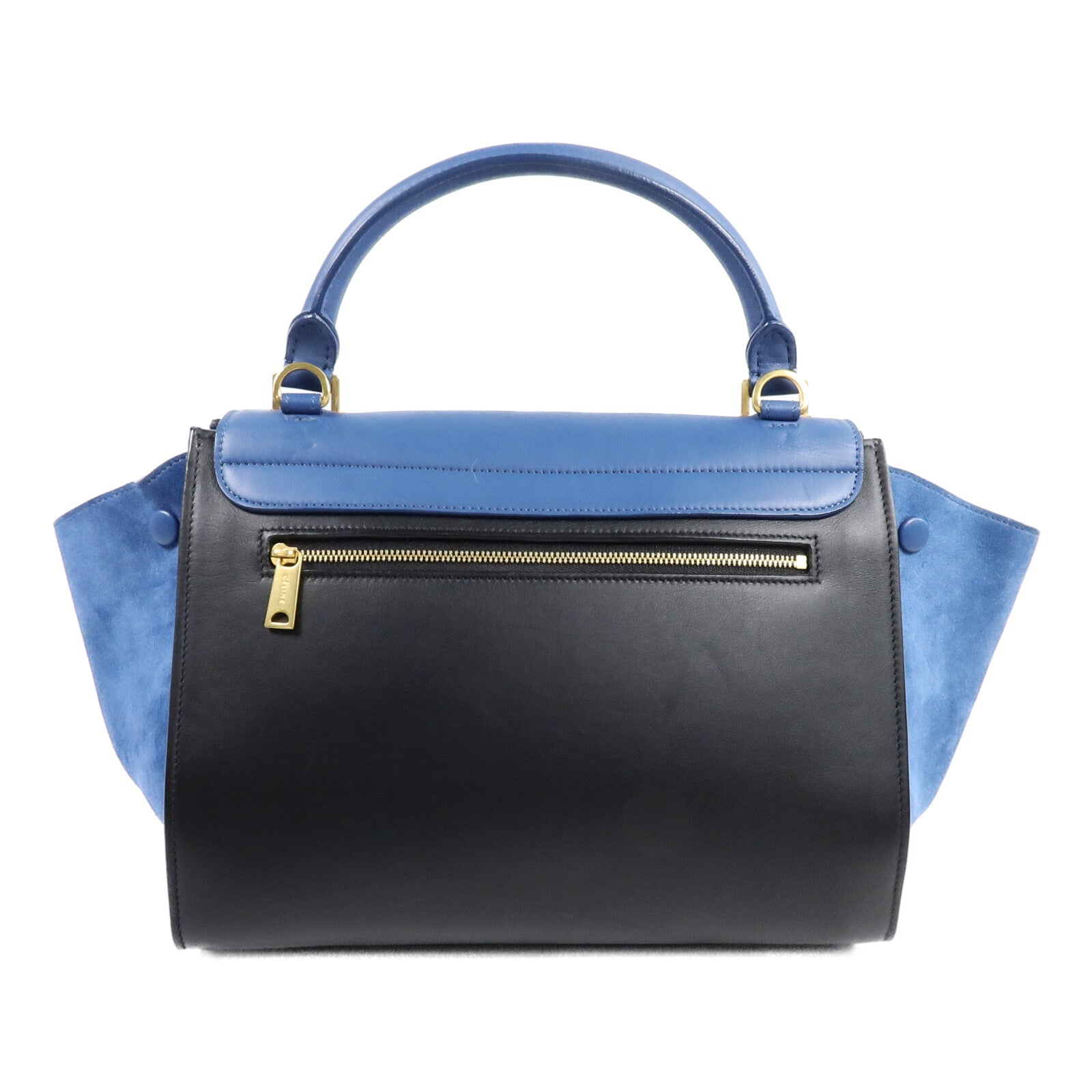CELINE 牛皮皮革Trapeze Small手挽肩背兩用袋