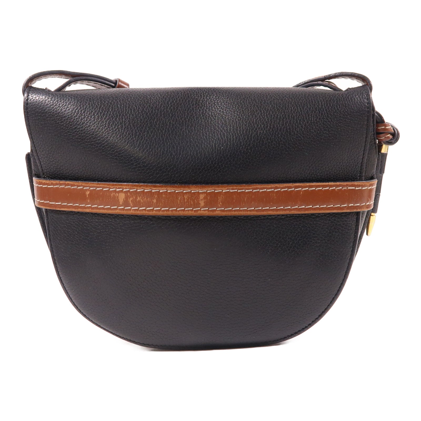 LOEWE 牛皮皮革Gate金扣肩背袋