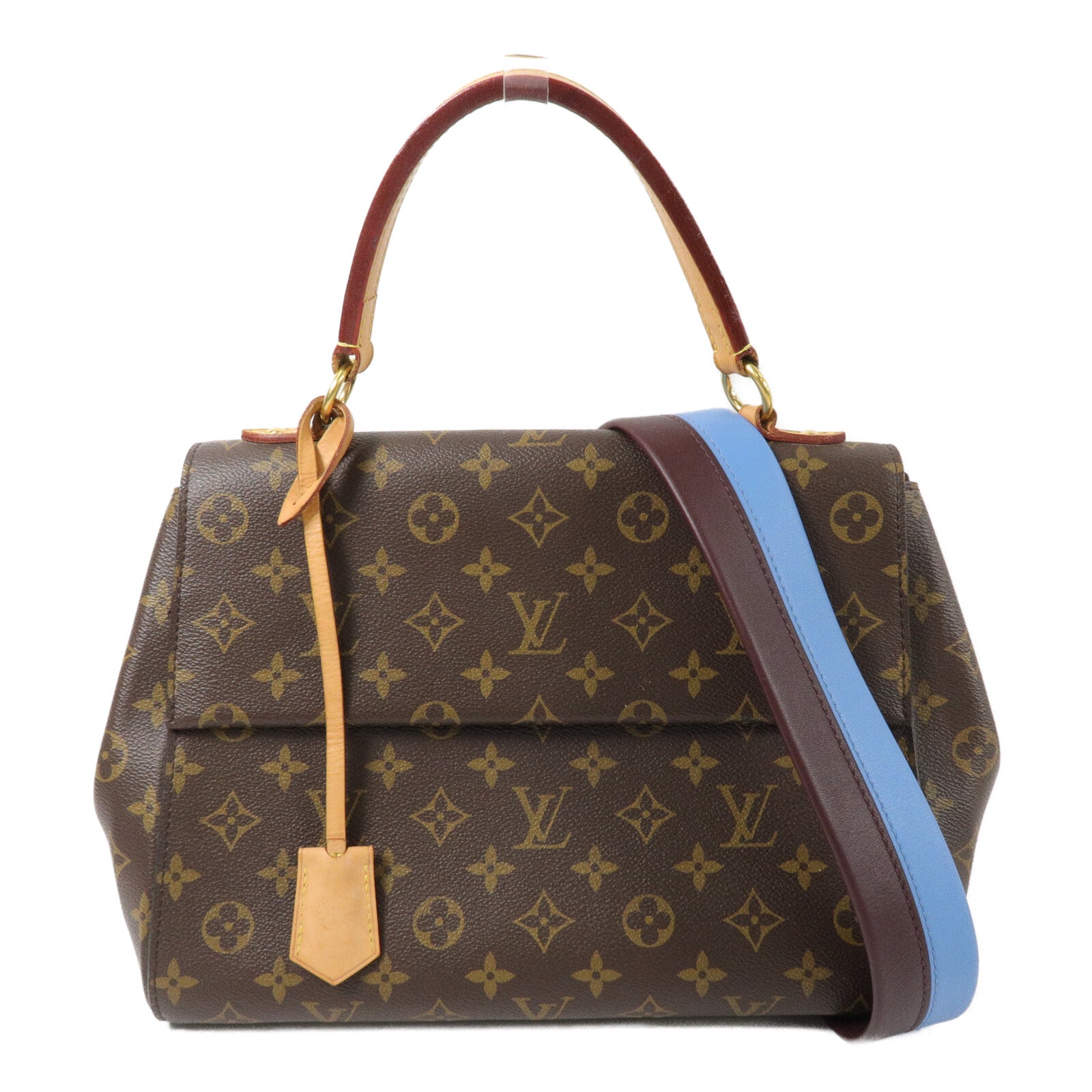 LOUIS VUITTON Monogram Cluny MM手挽肩背兩用袋