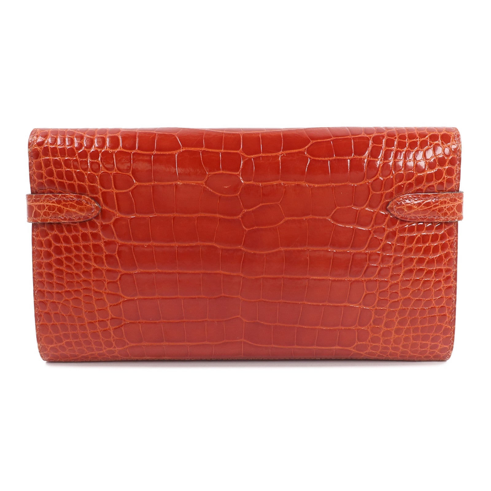 HERMES Alligator皮革Kelly Wallet長錢包