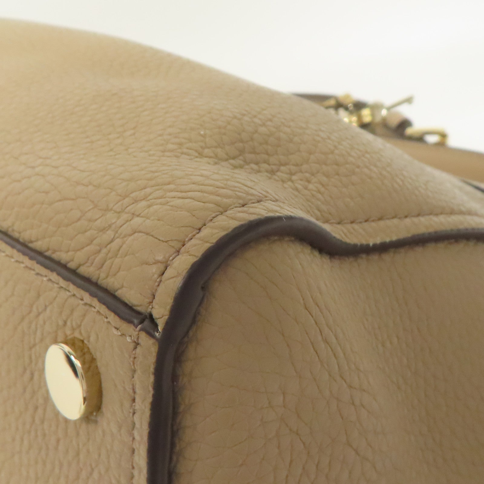 Michael Kors 牛皮皮革Shoulder Bag金扣手挽肩背兩用袋