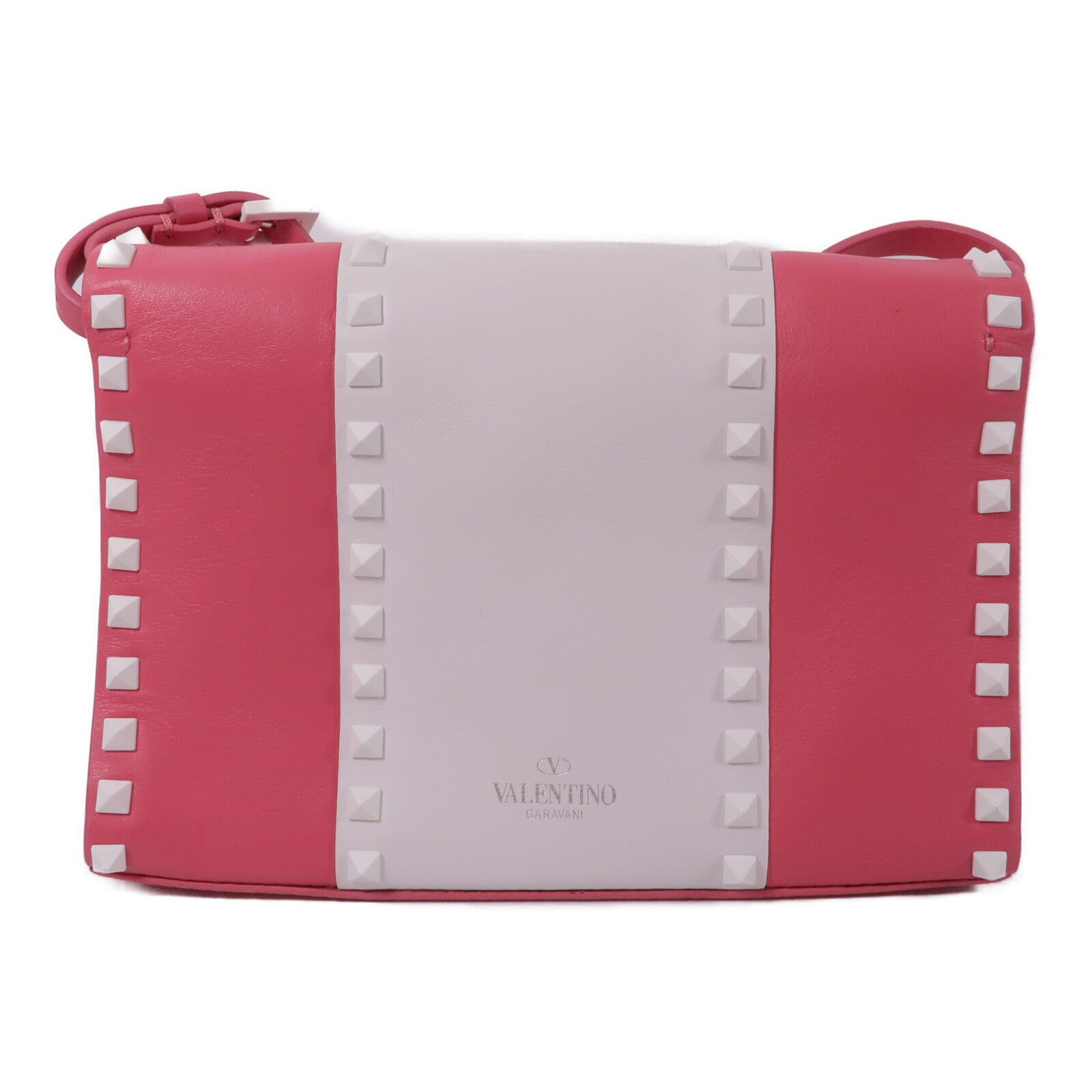Valentino 牛皮皮革Rockstud肩背袋