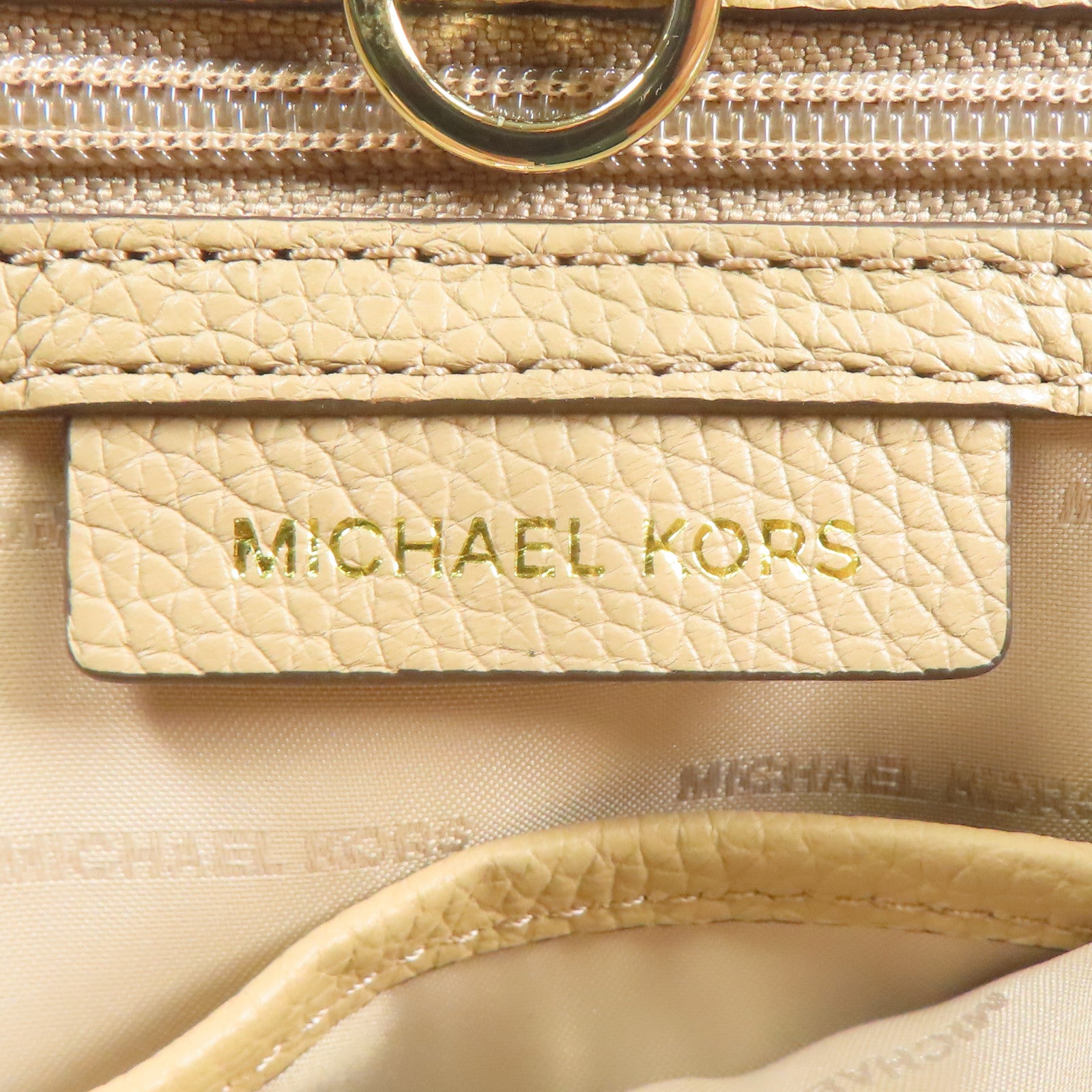 Michael Kors 牛皮皮革Shoulder Bag金扣手挽肩背兩用袋