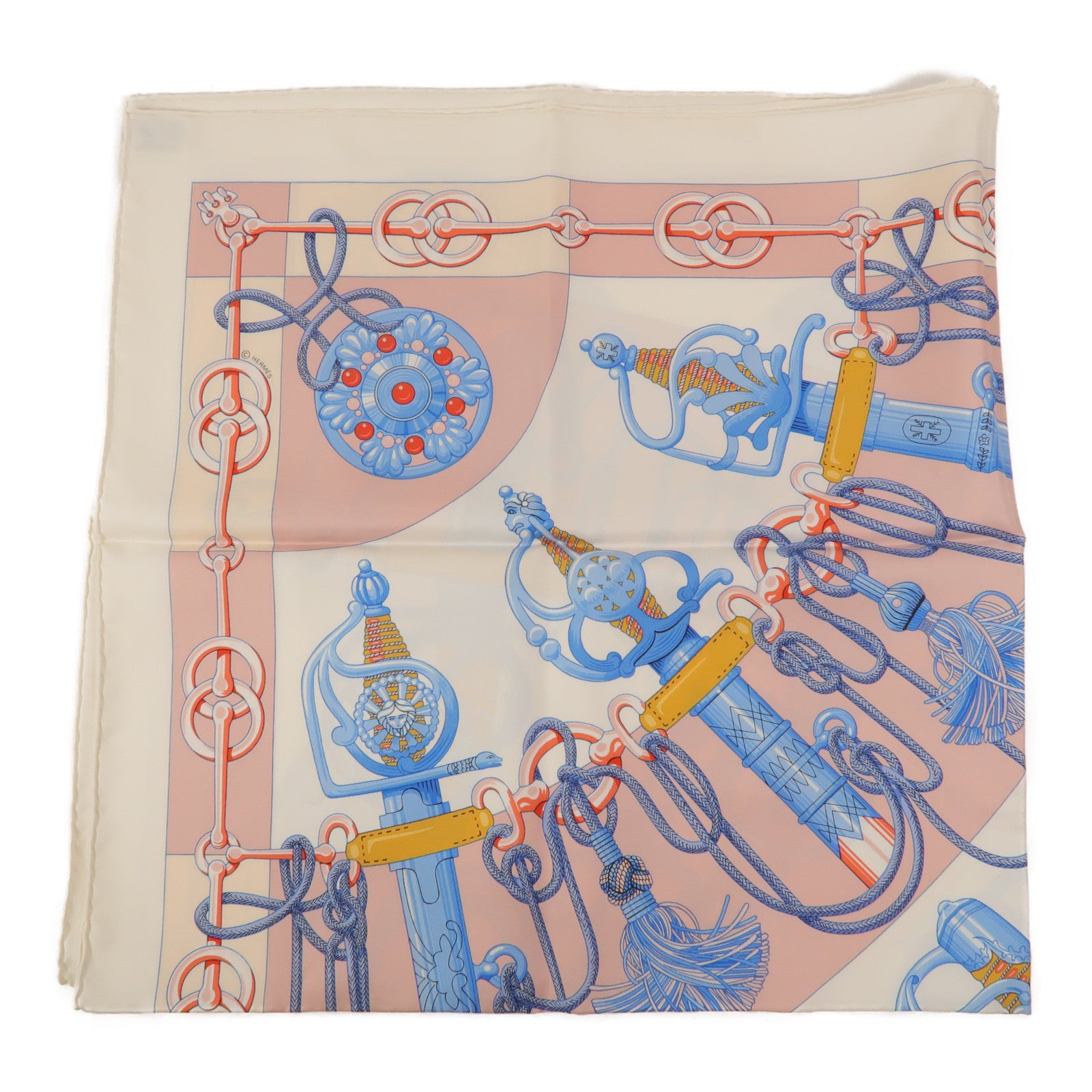 HERMES 絲質Scarf 90x90絲巾
