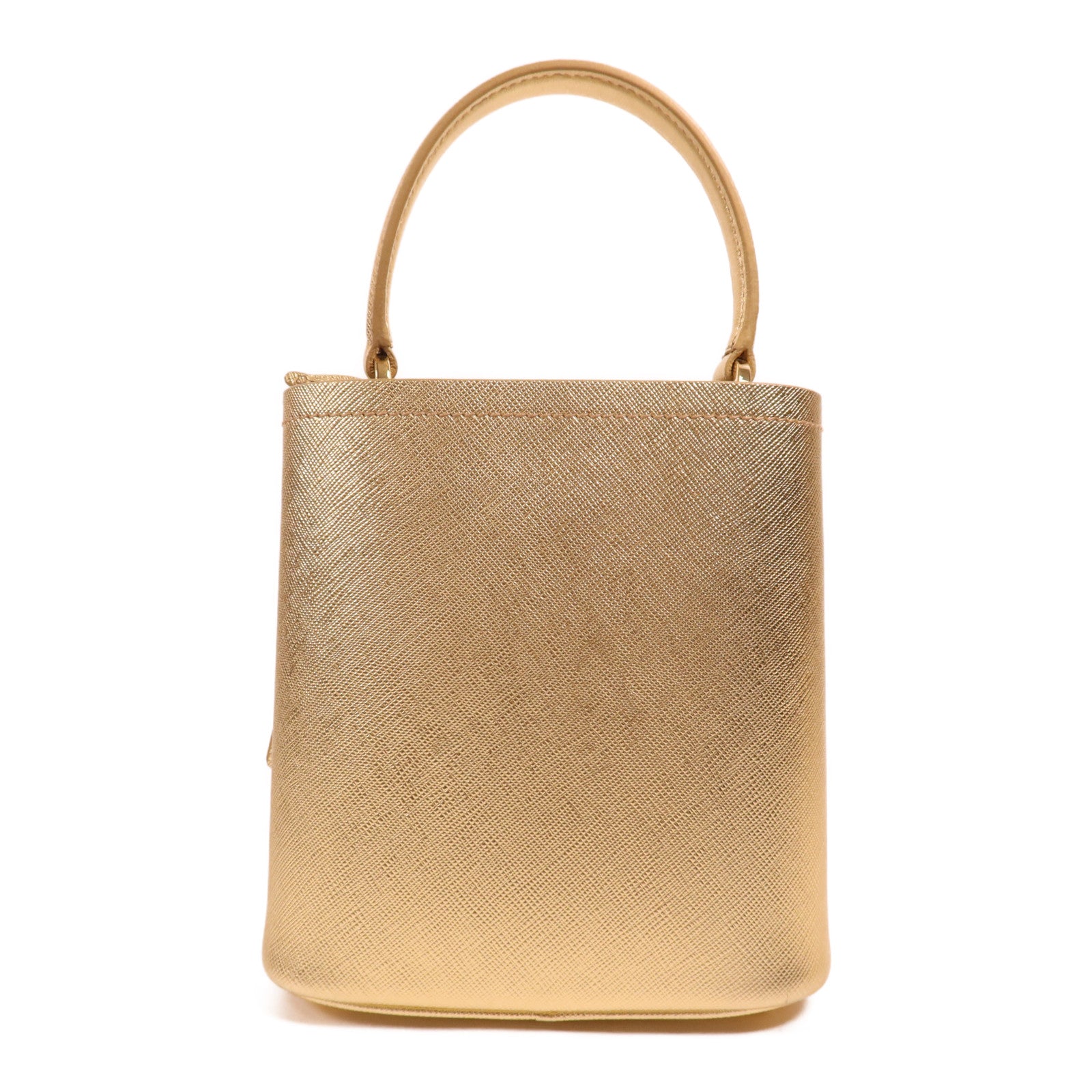 PRADA 牛皮皮革Panier金扣手挽肩背兩用袋