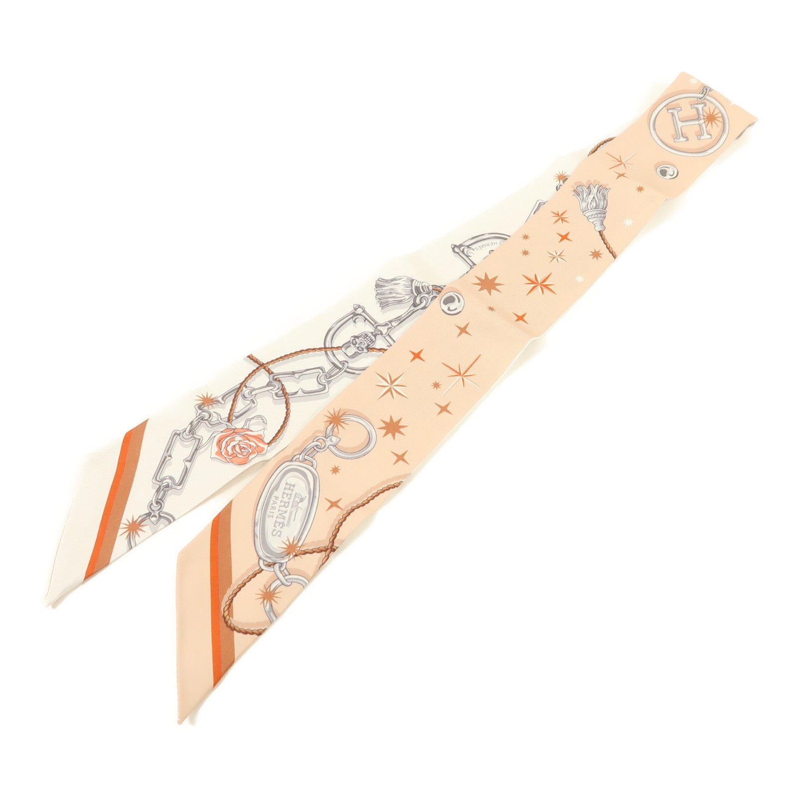 HERMES 絲質Twilly絲巾