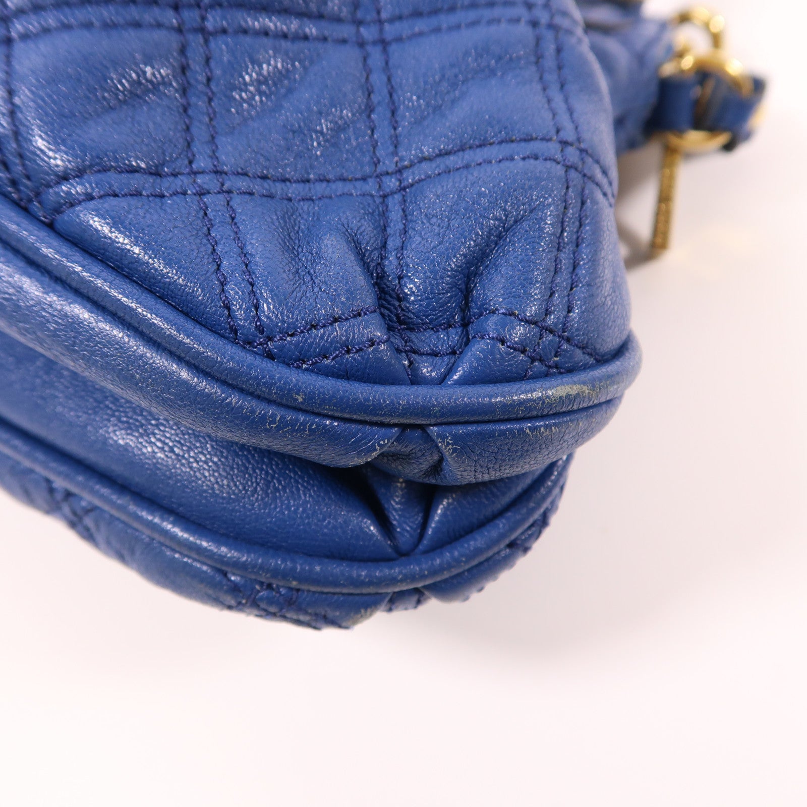 MARC JACOBS 牛皮皮革2 Way Bag金扣鏈帶手挽肩背兩用袋