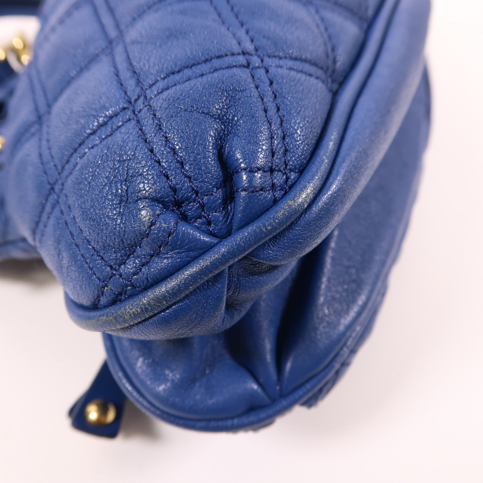 MARC JACOBS 牛皮皮革2 Way Bag金扣鏈帶手挽肩背兩用袋