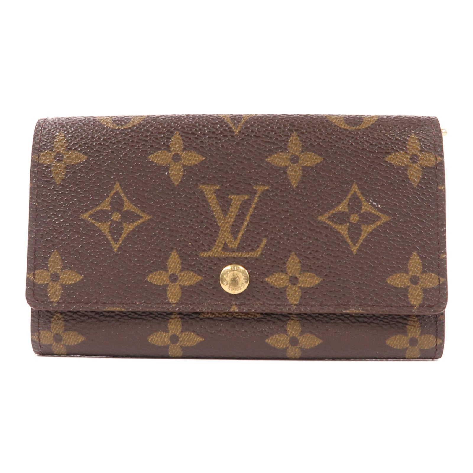 LOUIS VUITTON 【激減優惠】Monogram Wallet金扣錢包