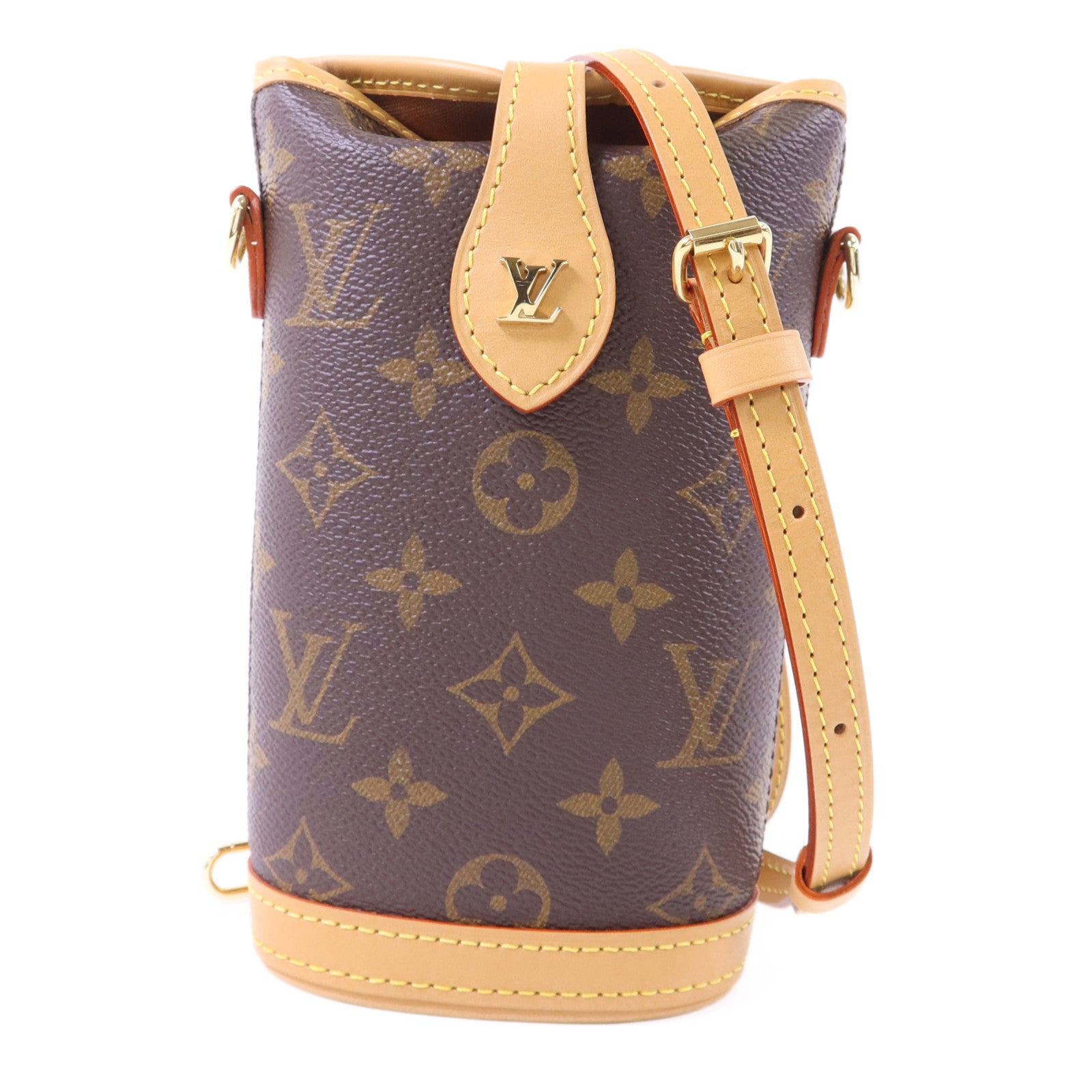 LOUIS VUITTON Monogram Fold Me Pouch金扣肩背袋