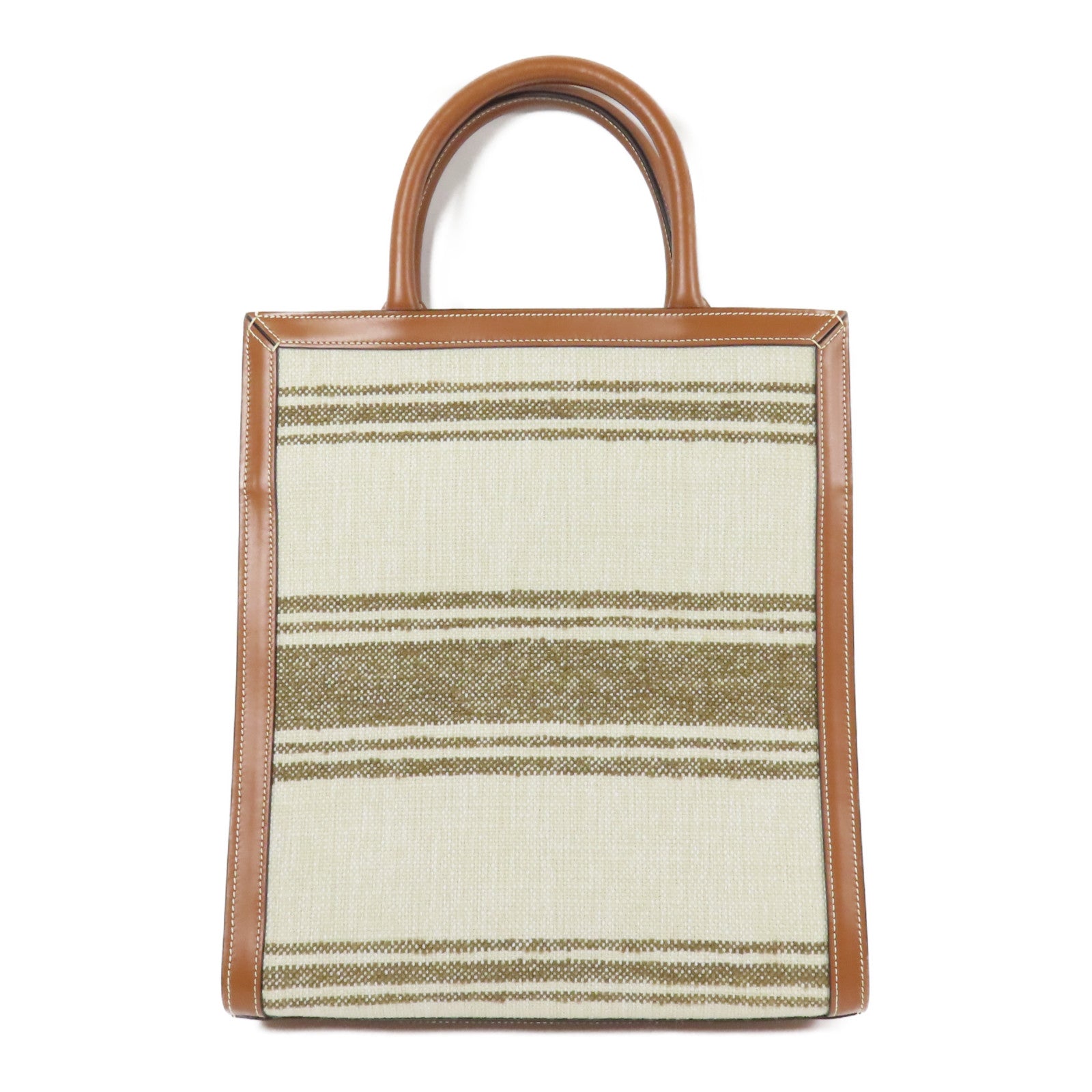 CELINE 帆布Small Vertical Cabas金扣手挽肩背兩用袋