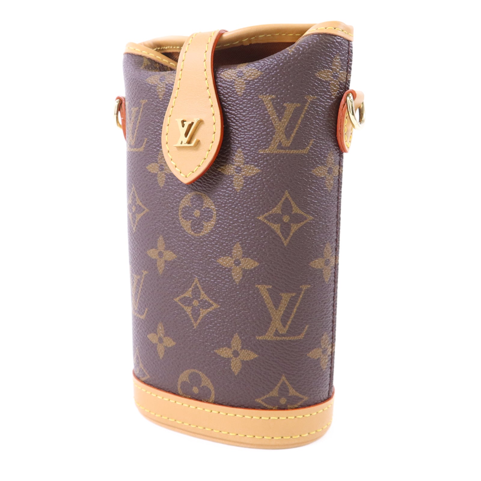LOUIS VUITTON Monogram Fold Me Pouch金扣肩背袋