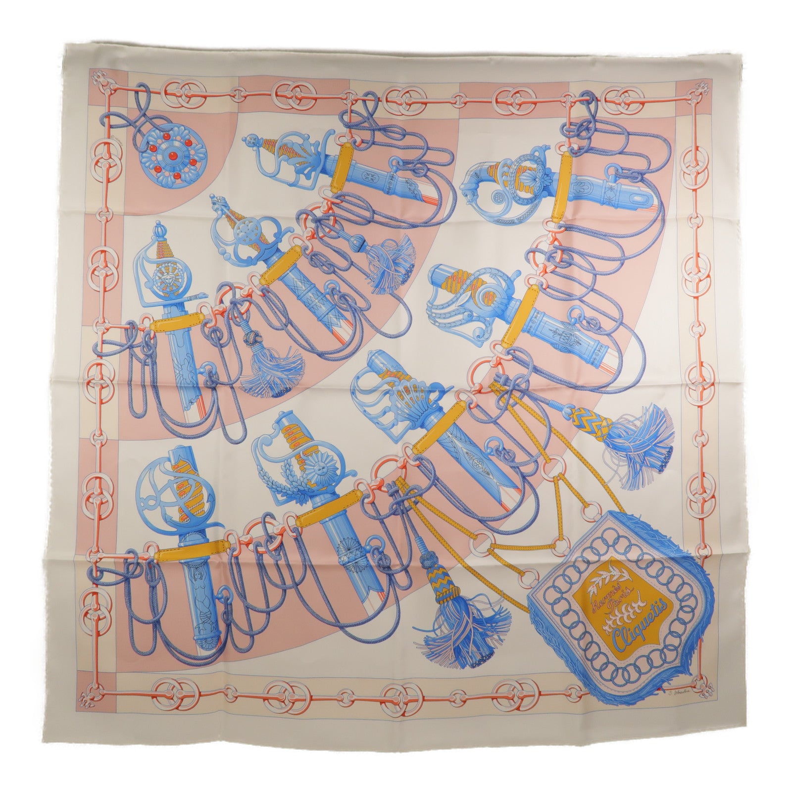 HERMES 絲質Scarf 90x90絲巾