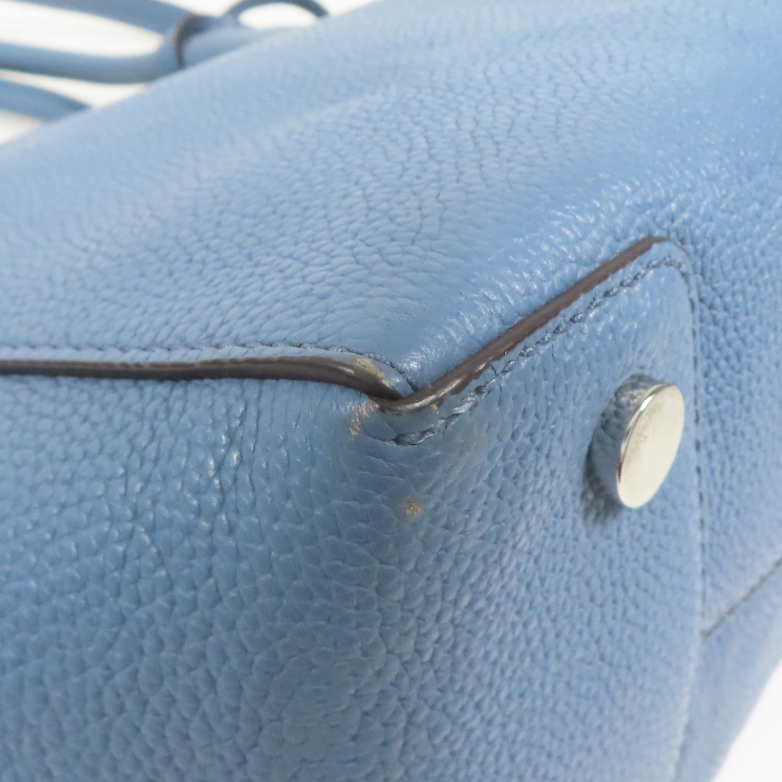 Michael Kors 牛皮皮革Shoulder Bag銀扣手挽肩背兩用袋