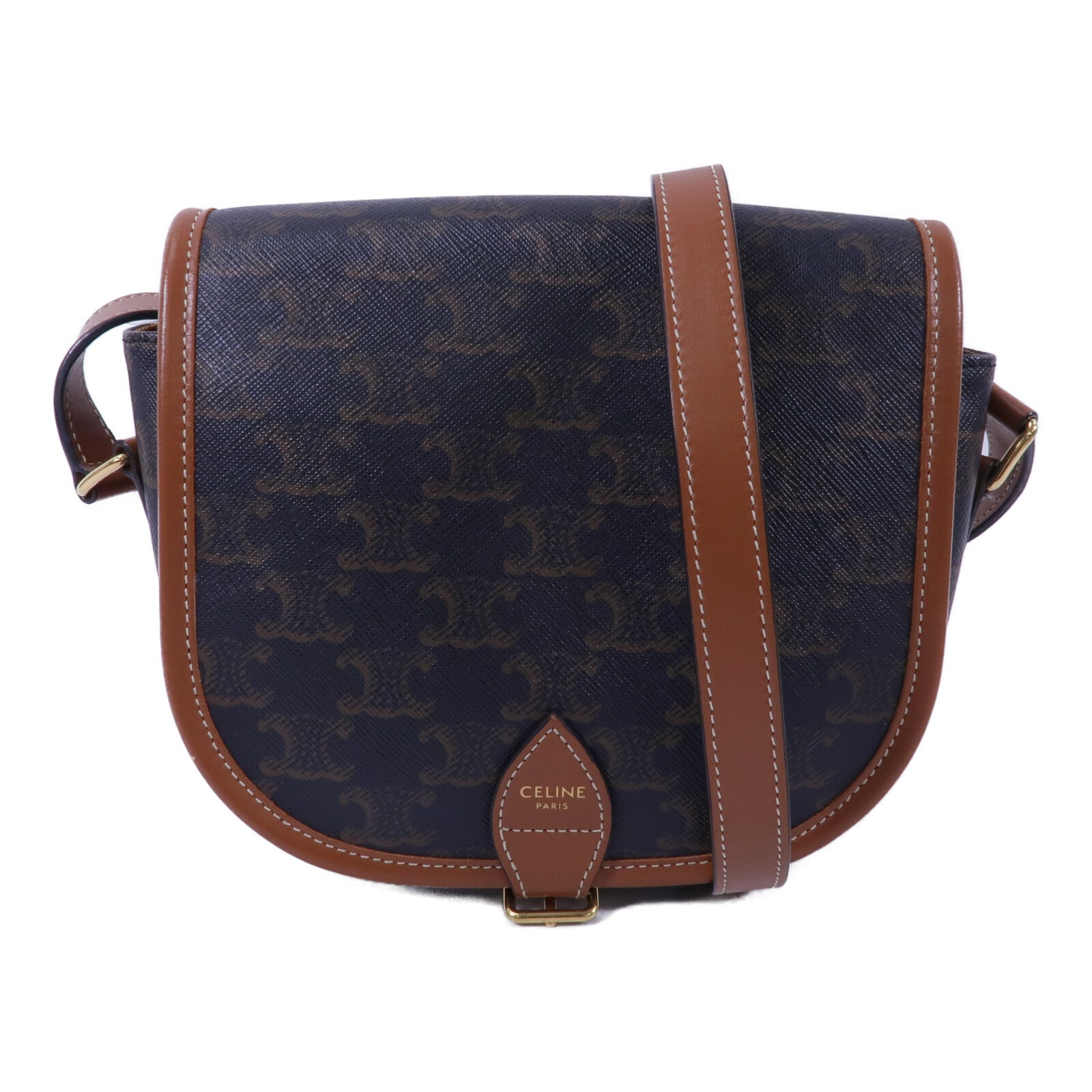 CELINE 塗層帆布Folco Medium肩背袋