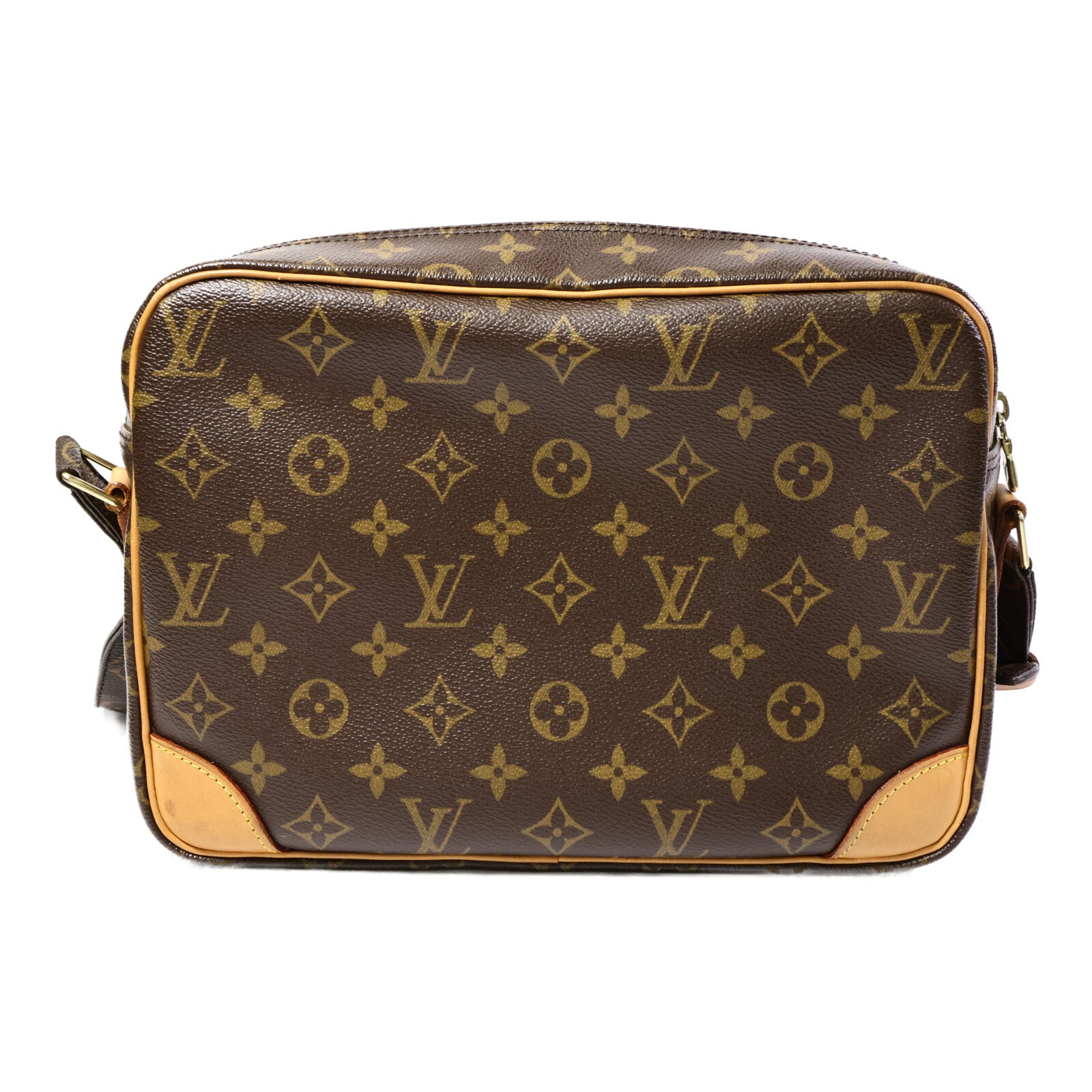 LOUIS VUITTON Monogram Nile金扣肩背袋