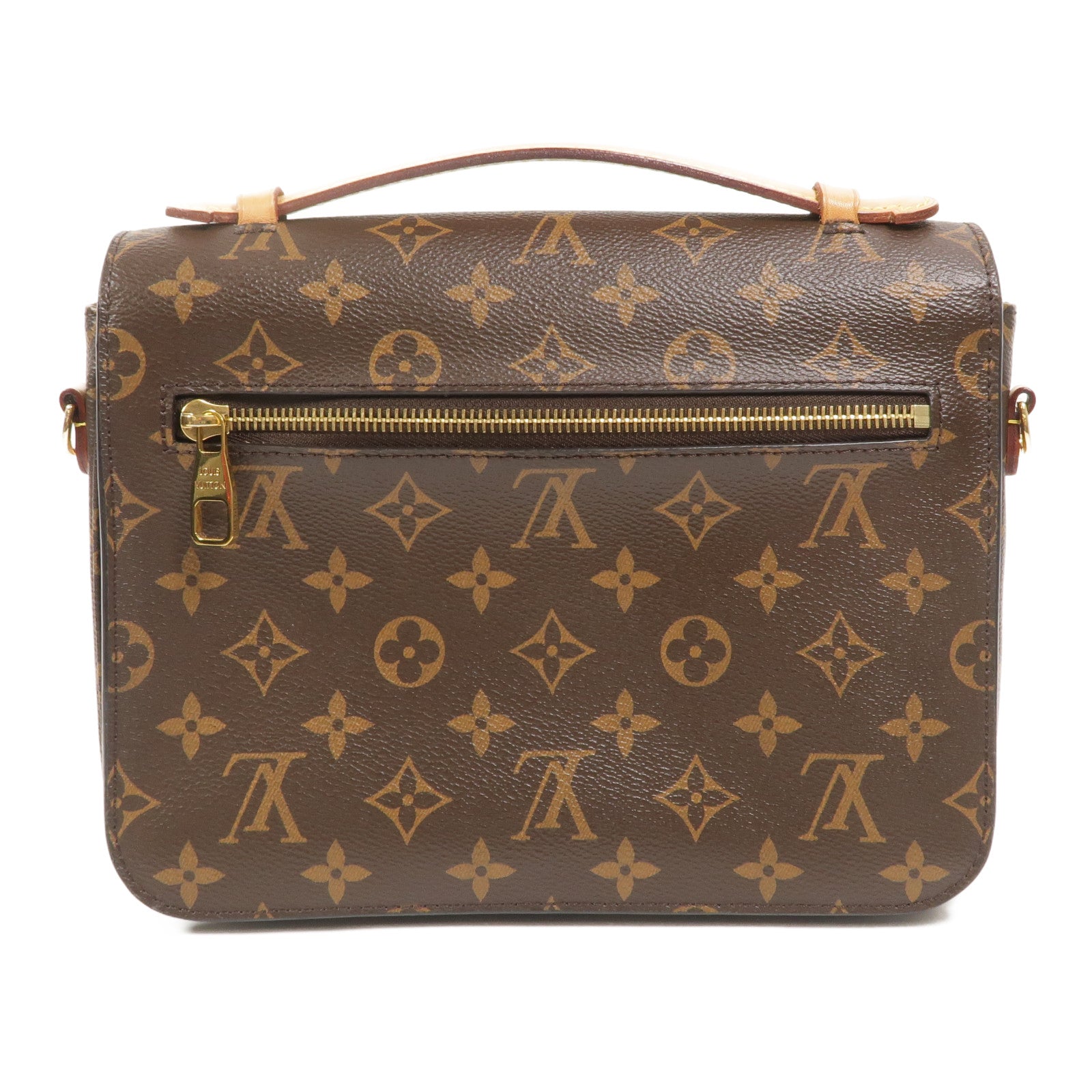 LOUIS VUITTON Monogram Pochette Metis MM手挽肩背兩用袋棕色