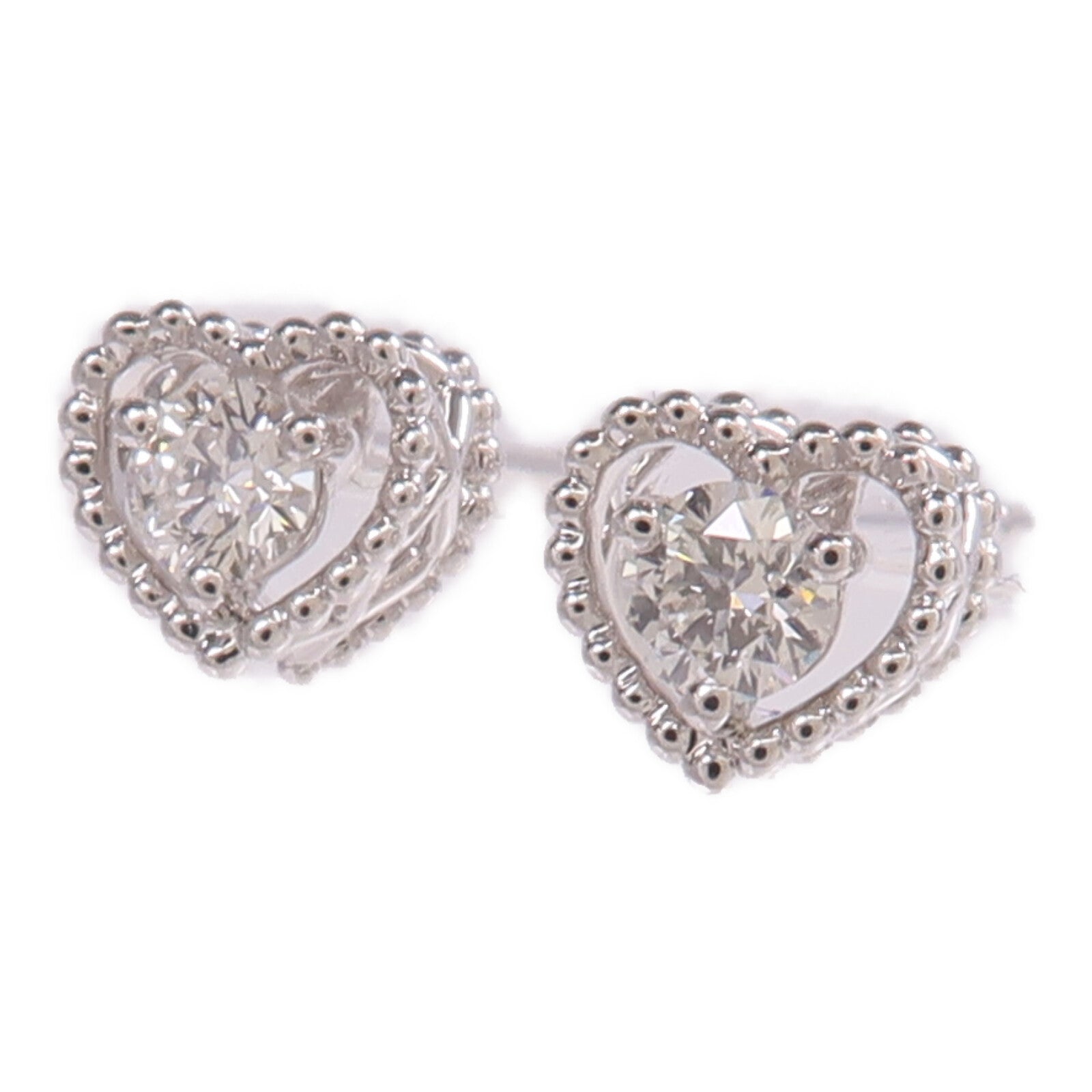 JEWELRY 18K白金Diamond Earrings鑽石耳環