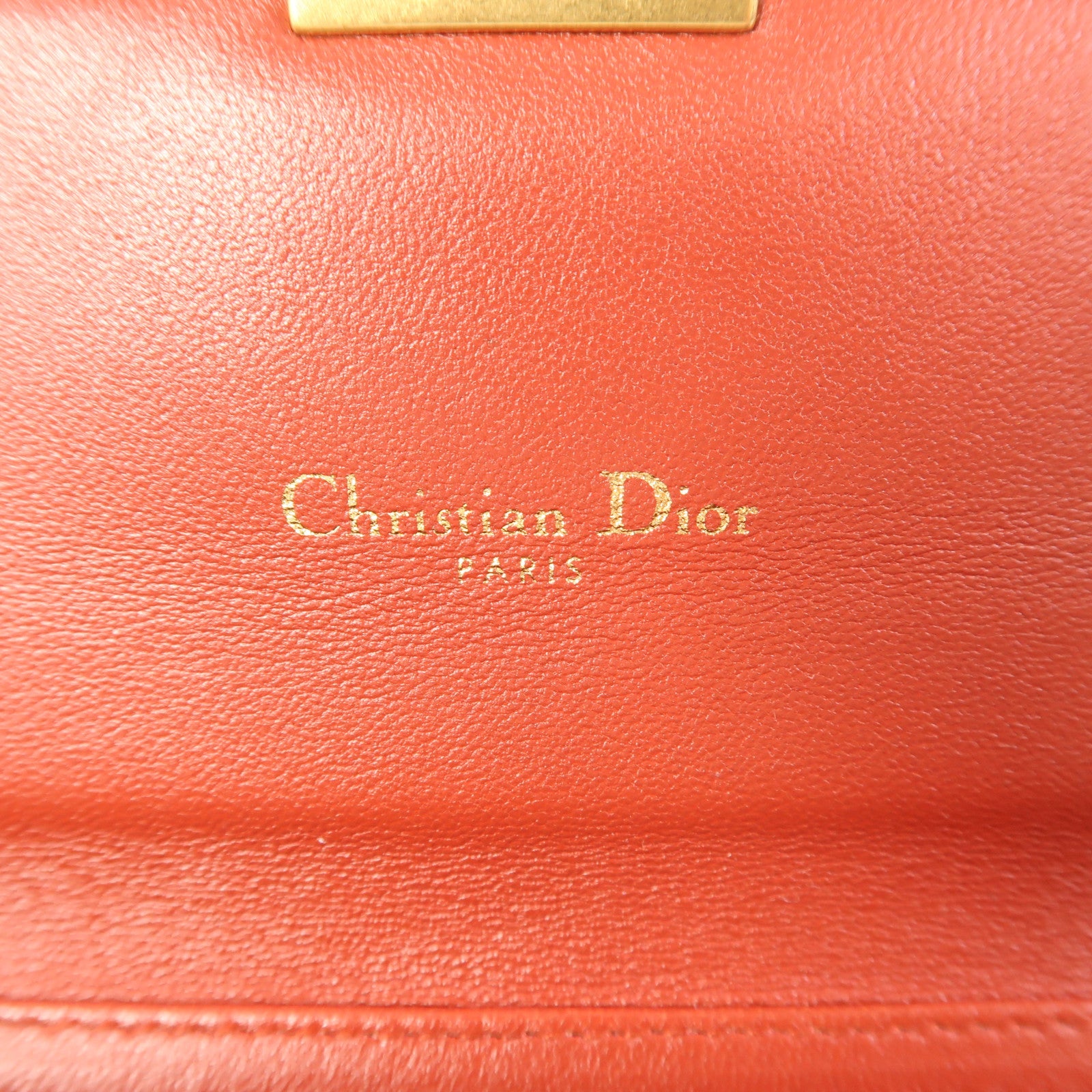 Dior 牛皮皮革Chain Shoulder Bag金扣鏈帶肩背袋