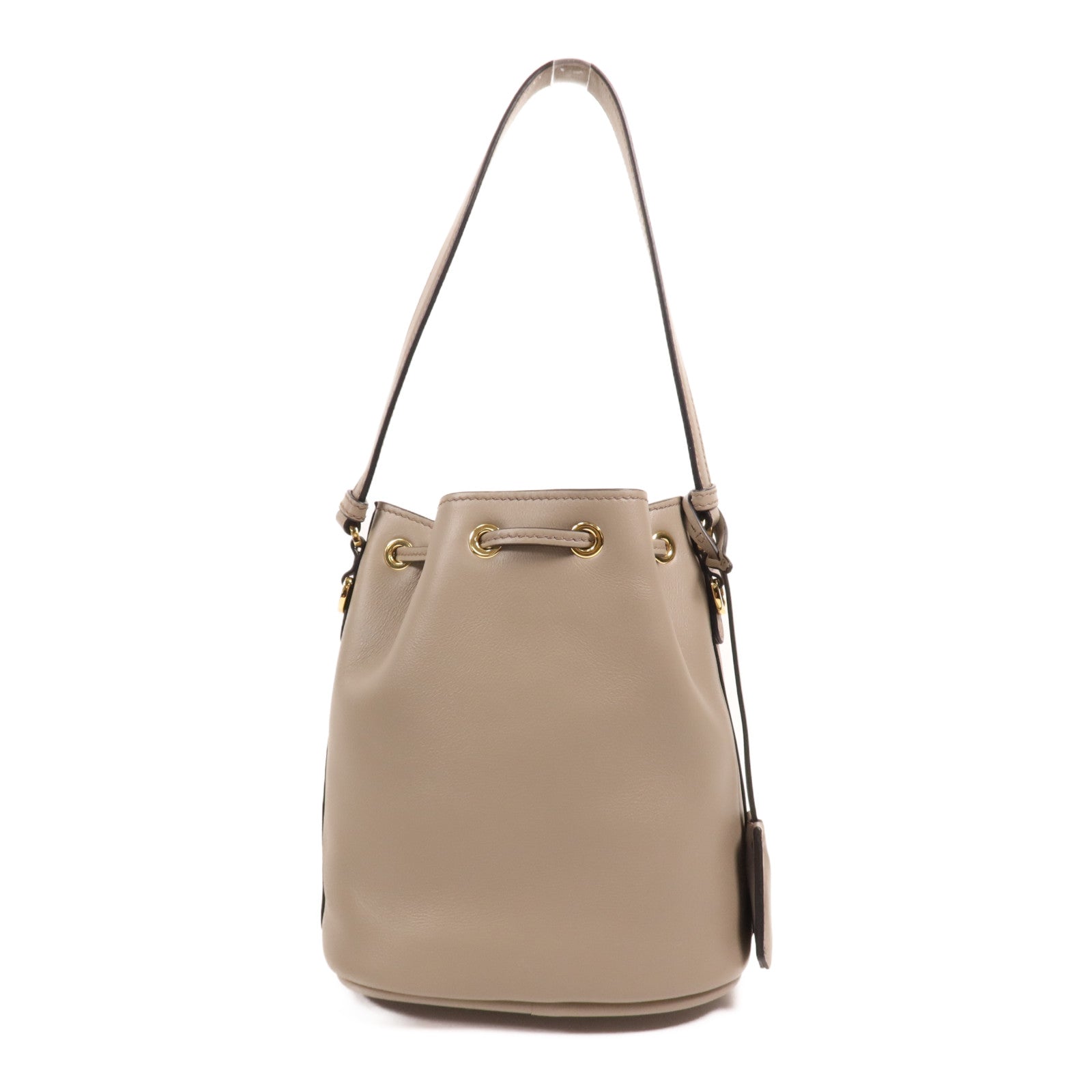 PRADA 羊皮皮革Shoulder Bag金扣手挽肩背兩用袋