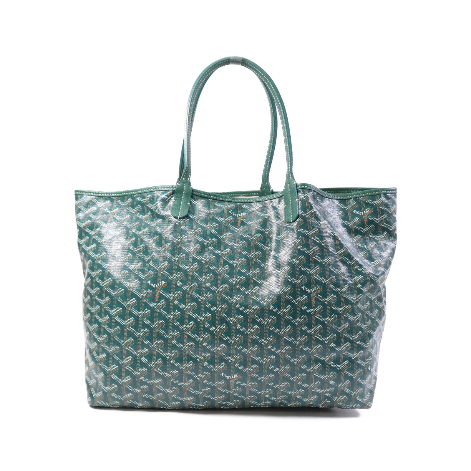 GOYARD 塗層帆布Saint Louis PM銀扣手挽袋