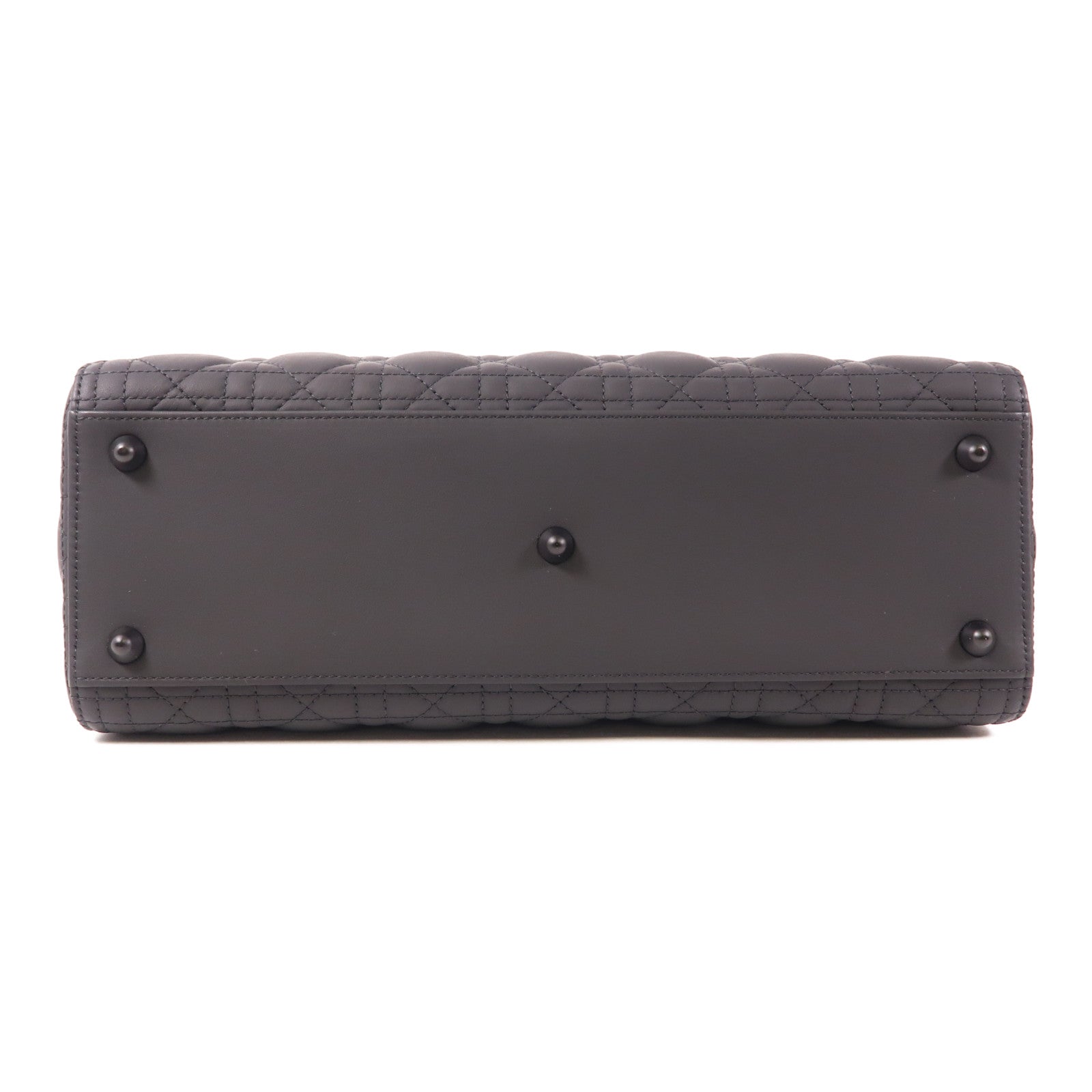 Christian Dior CD Lady Dior Large 2 Way Bag Calfskin Leather Black