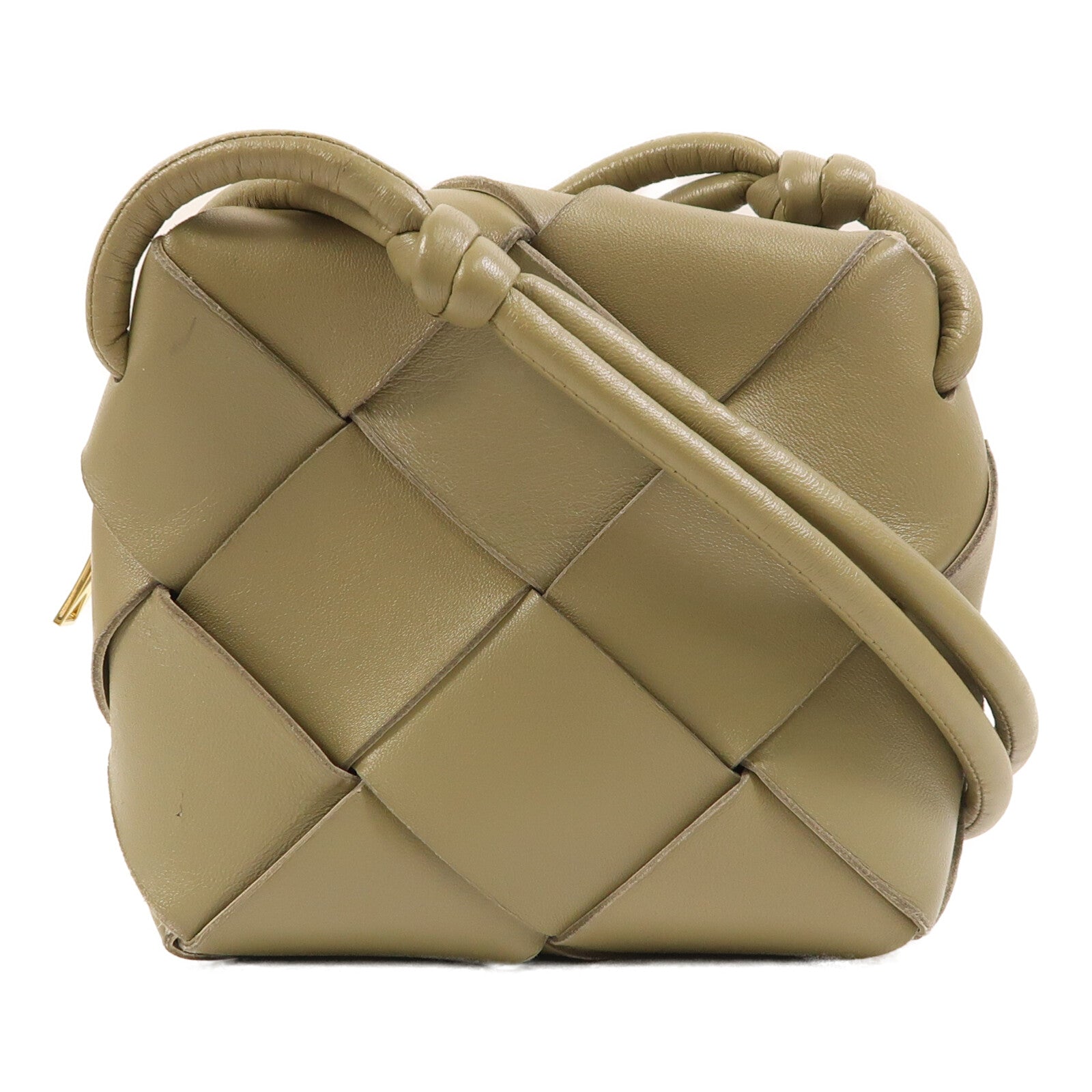 BOTTEGA VENETA 【激減優惠】羊皮皮革Shoulder Bag金扣肩背袋