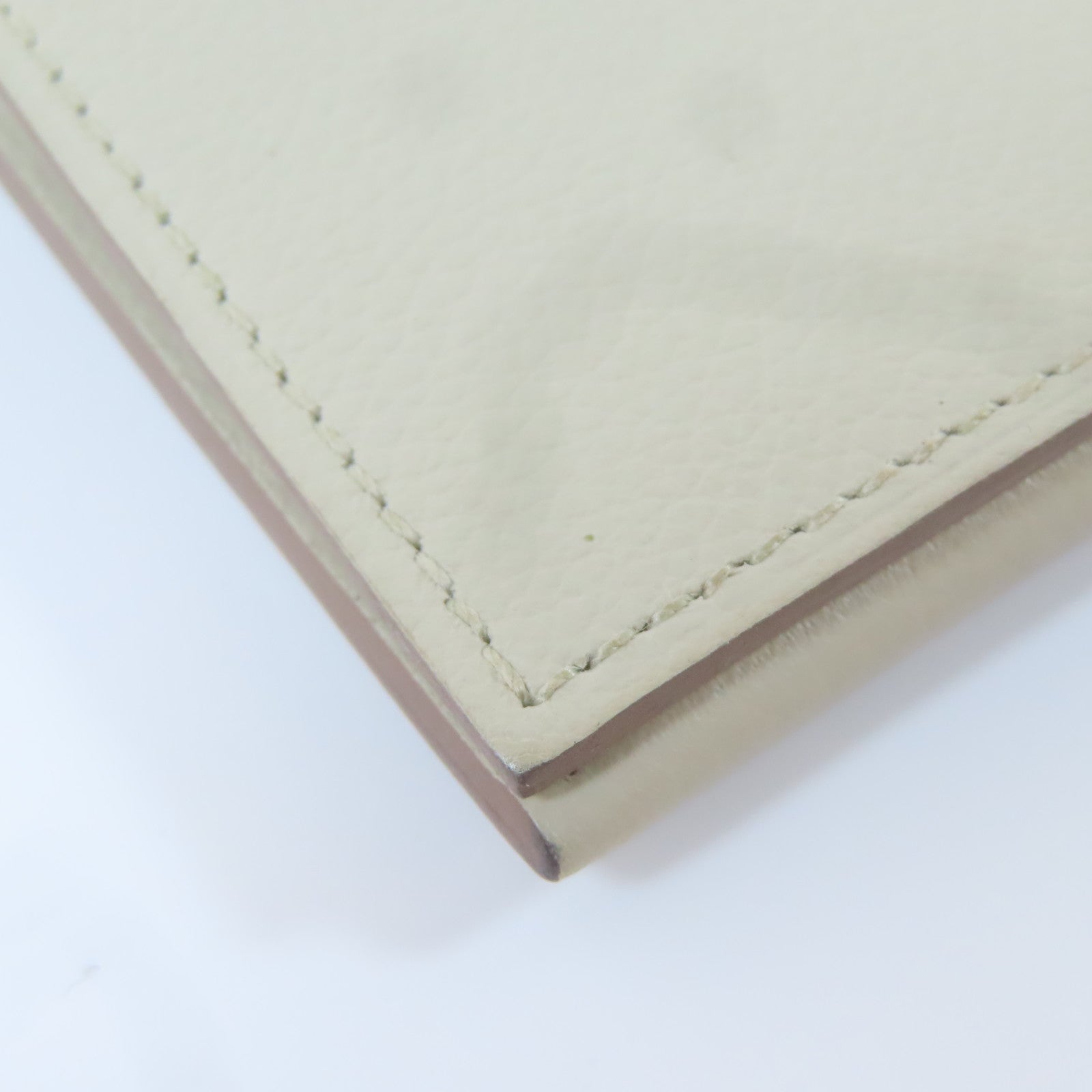 HERMES 【激減優惠】Evercolor皮革R.M.S Toutenmain Wallet銀扣錢包Beton灰色