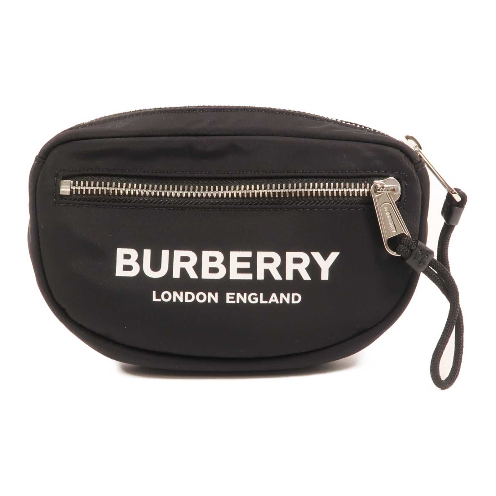BURBERRY 尼龍Cannon Bag銀扣腰包