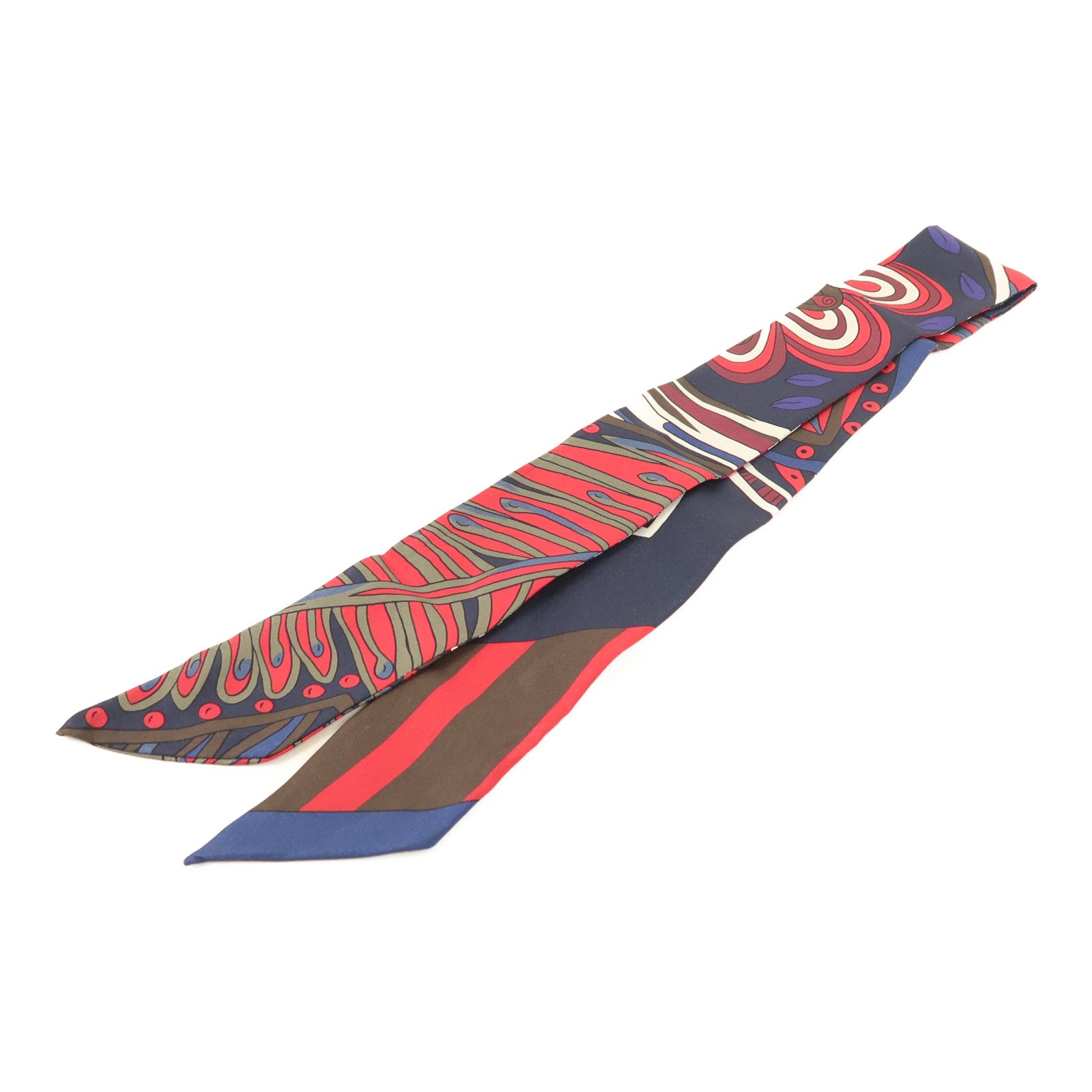 HERMES 【激減優惠】絲質Twilly絲巾