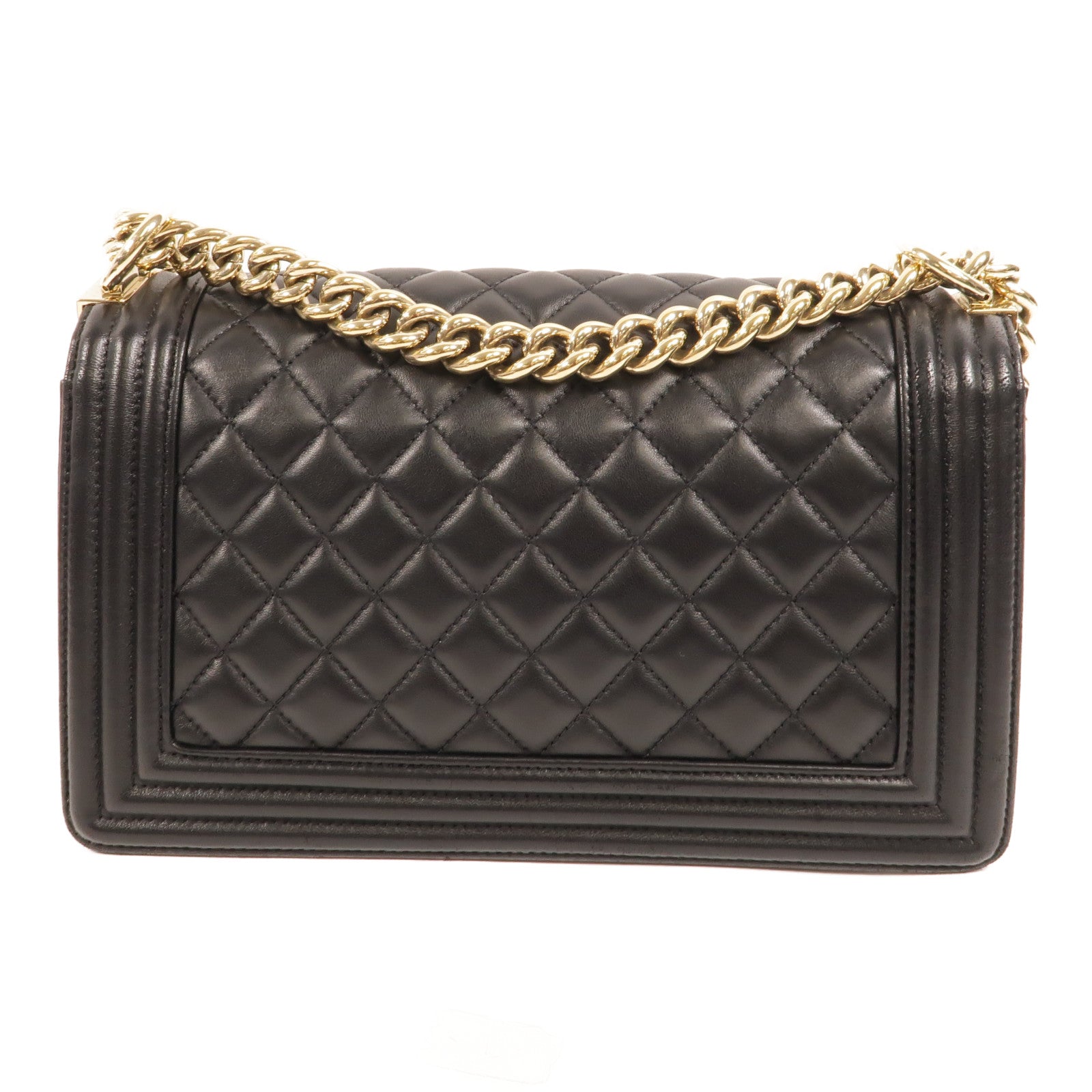 CHANEL 羊皮皮革Boy 25肩背袋