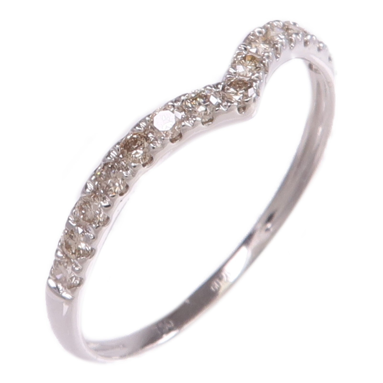 JEWELRY 18K白金Diamond Ring鑽石戒指US#7.25