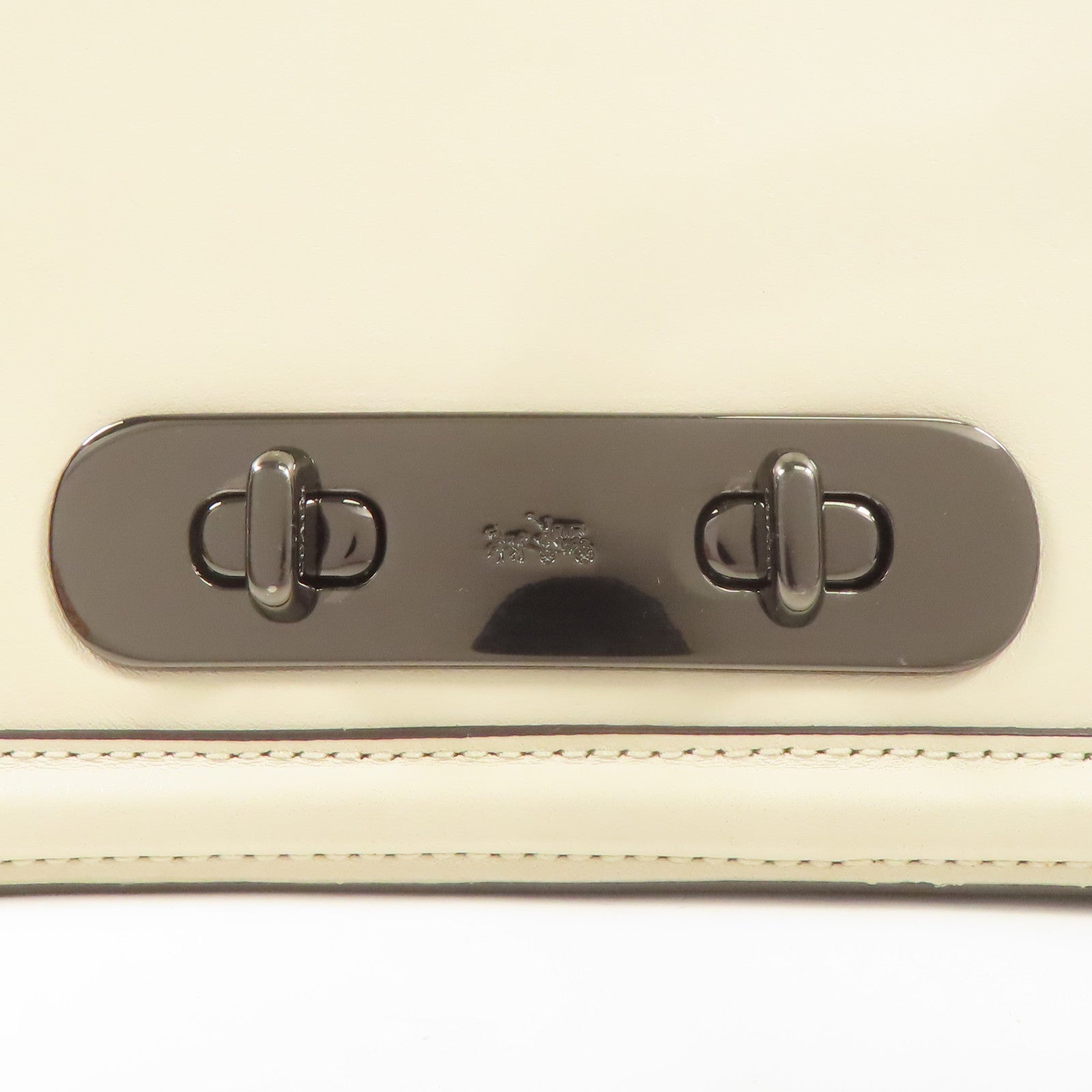 COACH 牛皮皮革Shoulder Bag鏈帶肩背袋