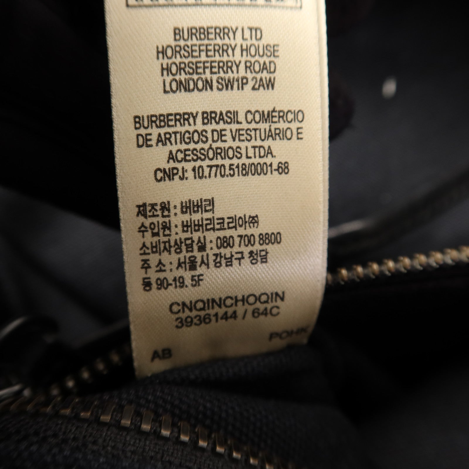 BURBERRY 帆布Backpack背包