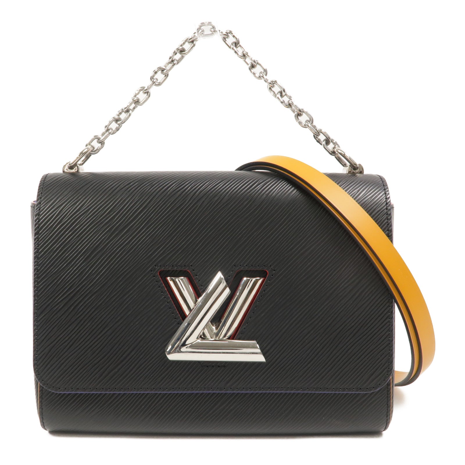 LOUIS VUITTON Epi Twist MM鏈帶手挽肩背兩用袋