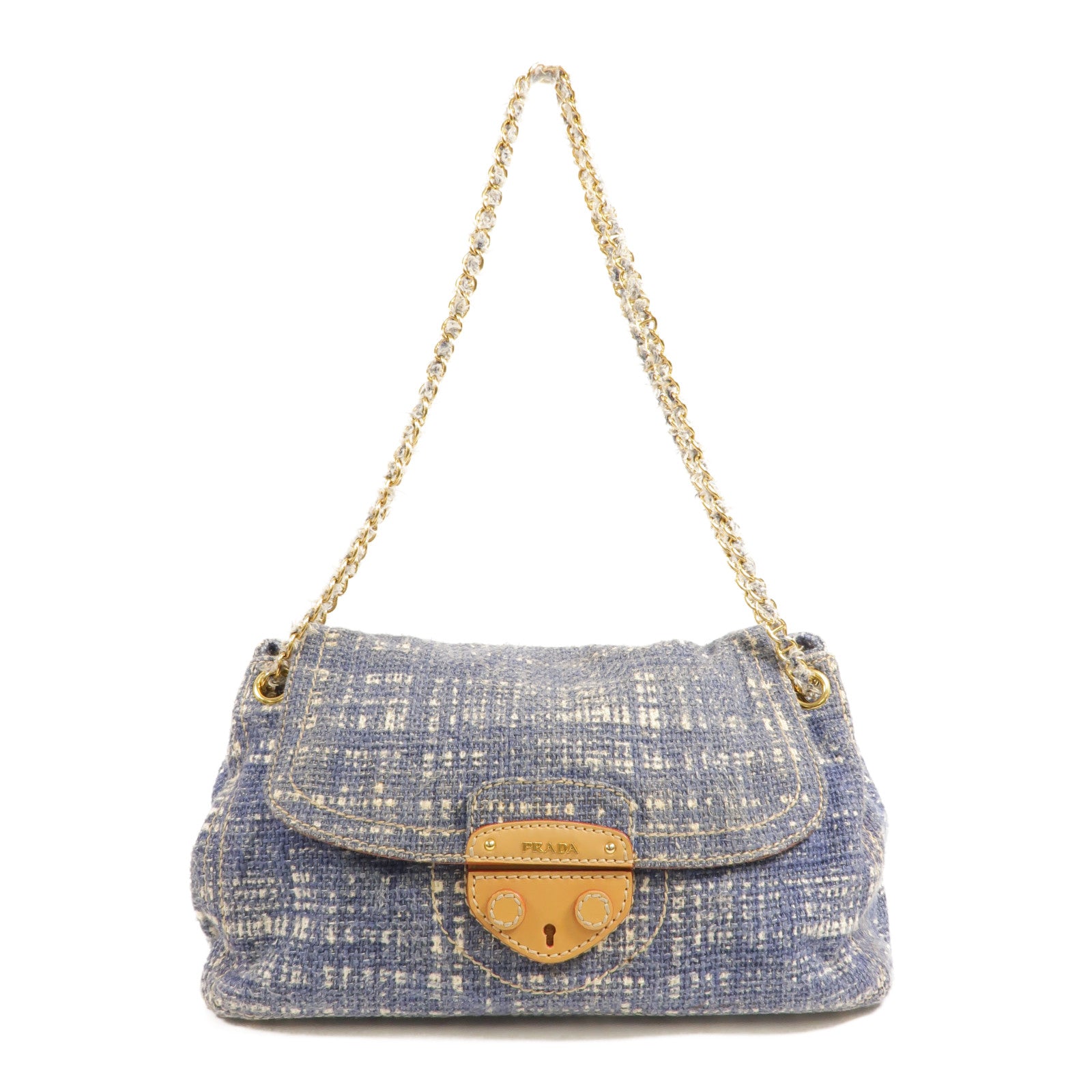 PRADA Tweed Shoulder Bag肩背袋