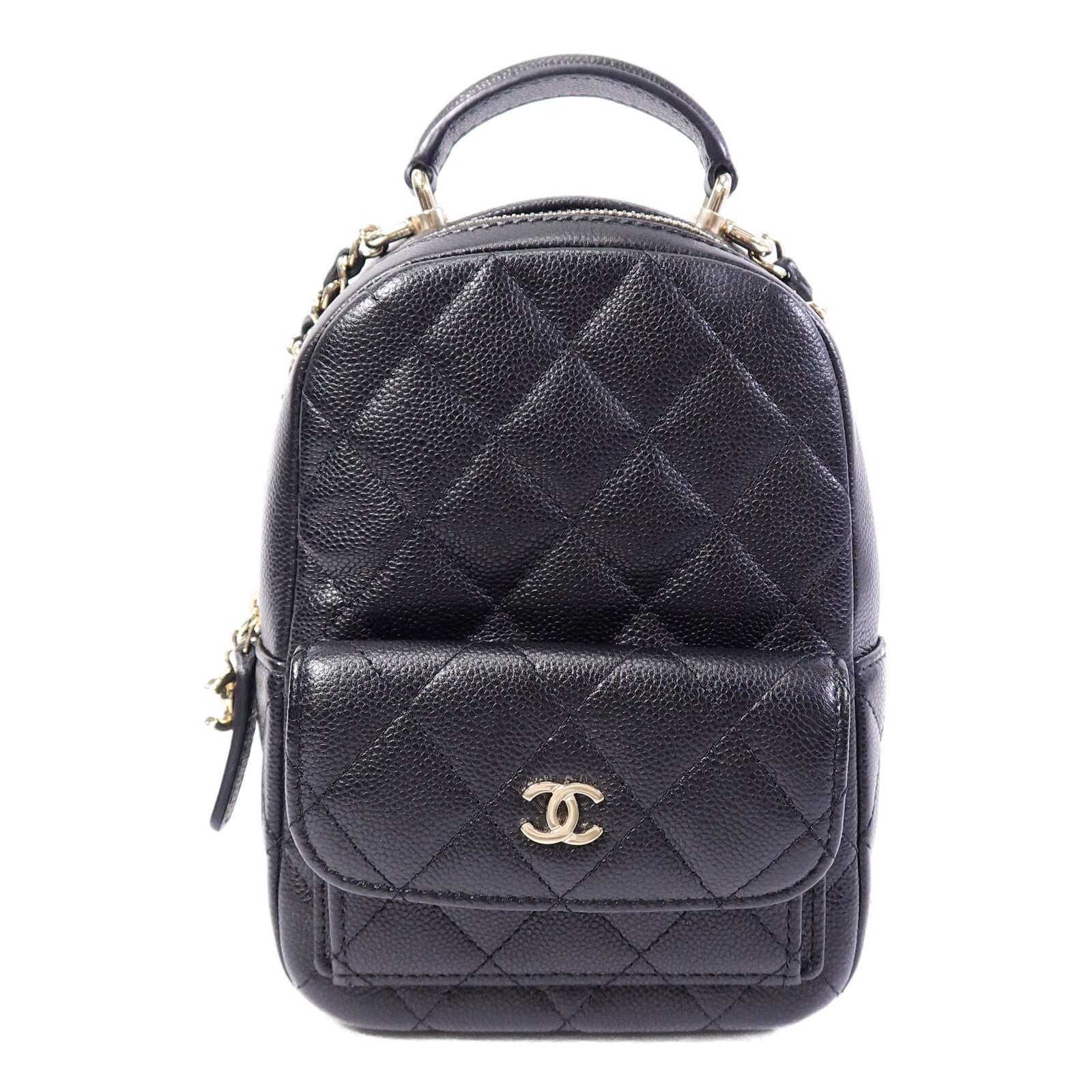 CHANEL 牛皮皮革Mini Backpack背包