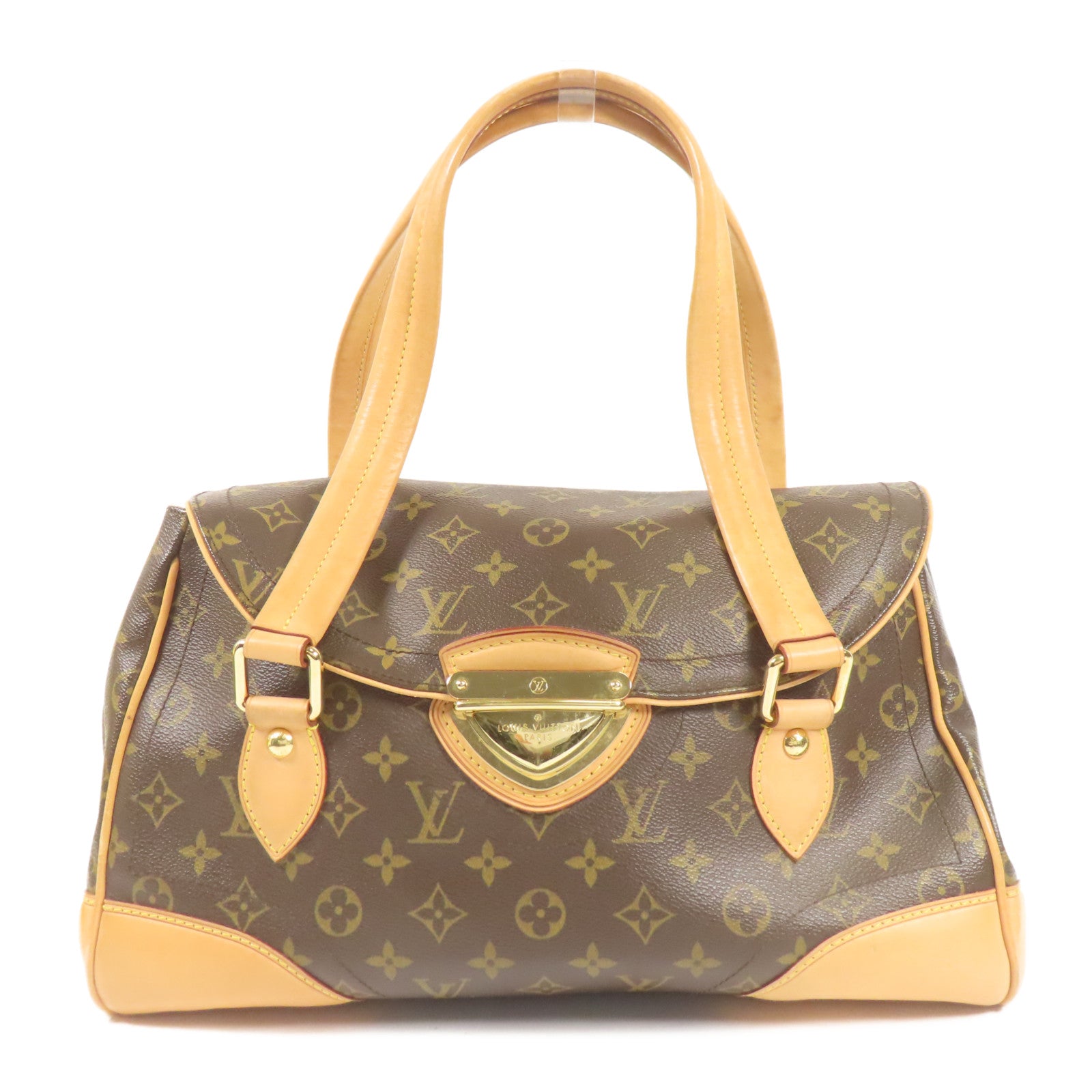 LOUIS VUITTON LV GHW Beverly GM Shoulder Bag M40120 Monogram Brown