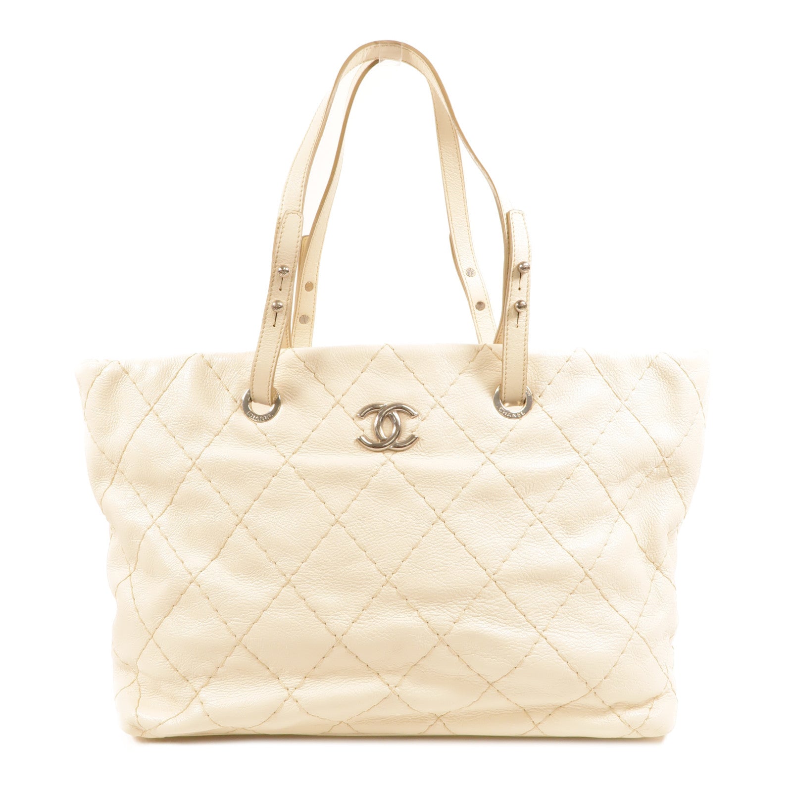 CHANEL 牛皮皮革Tote Bag肩背袋