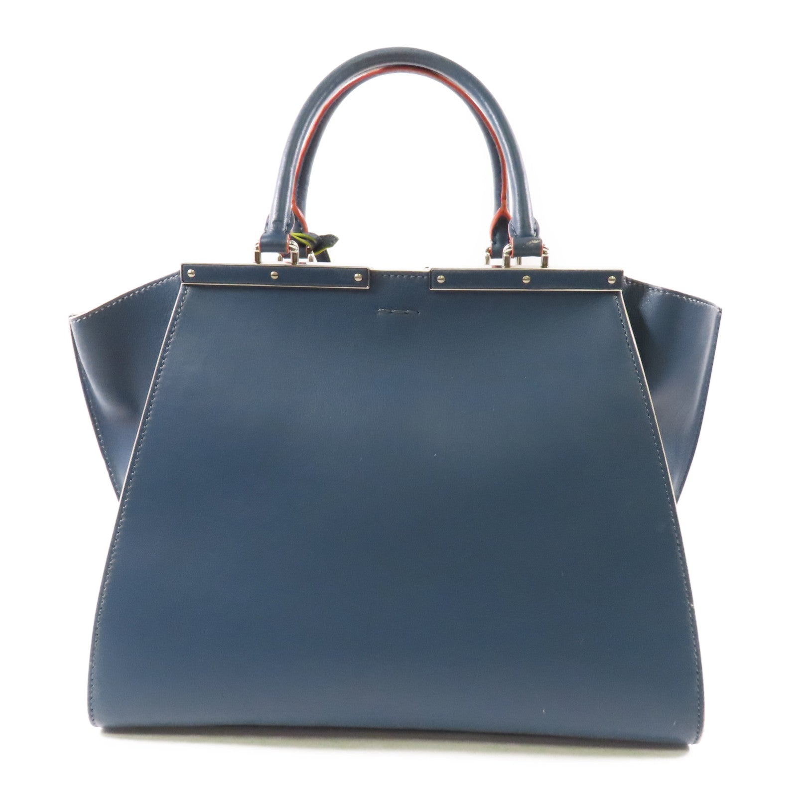 FENDI 【激減優惠】牛皮皮革3 Jours Bag銀扣手挽肩背兩用袋