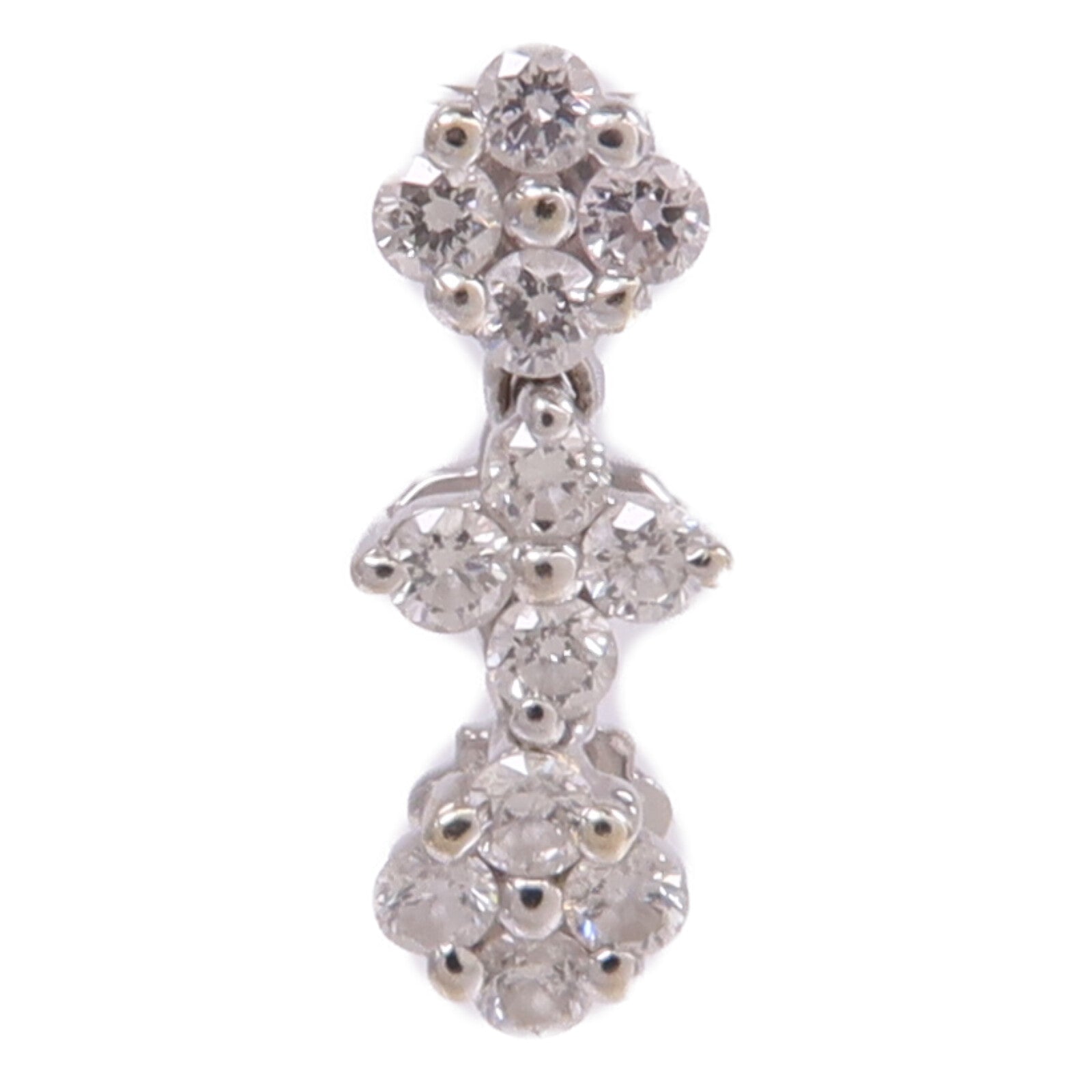 JEWELRY 18K白金Diamond Pendant Top鑽石吊墜