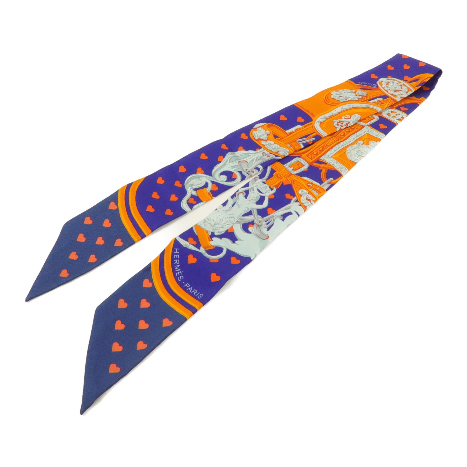 HERMES 絲質Twilly絲巾