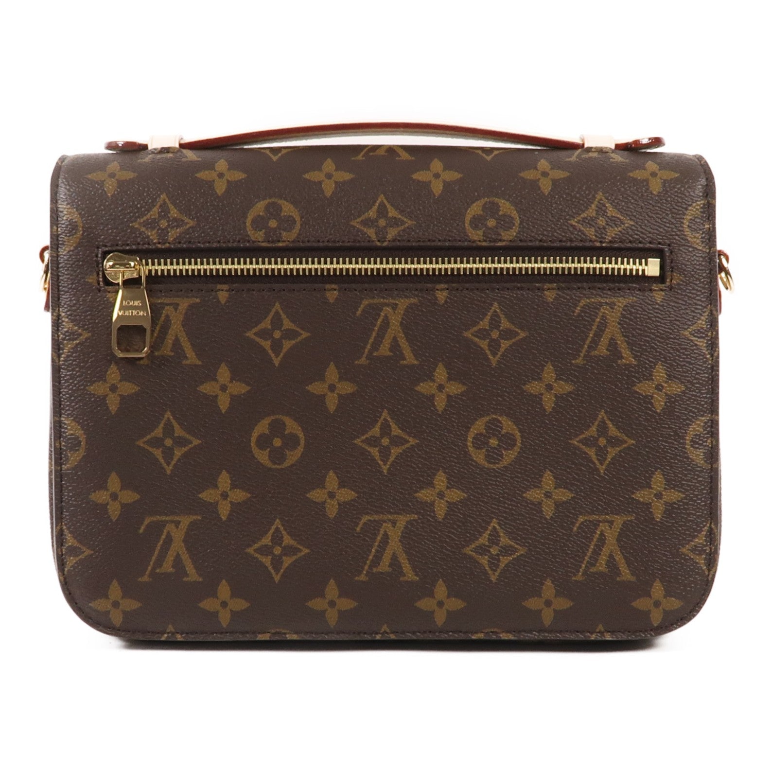 LOUIS VUITTON Monogram Pochette Metis MM金扣手挽肩背兩用袋
