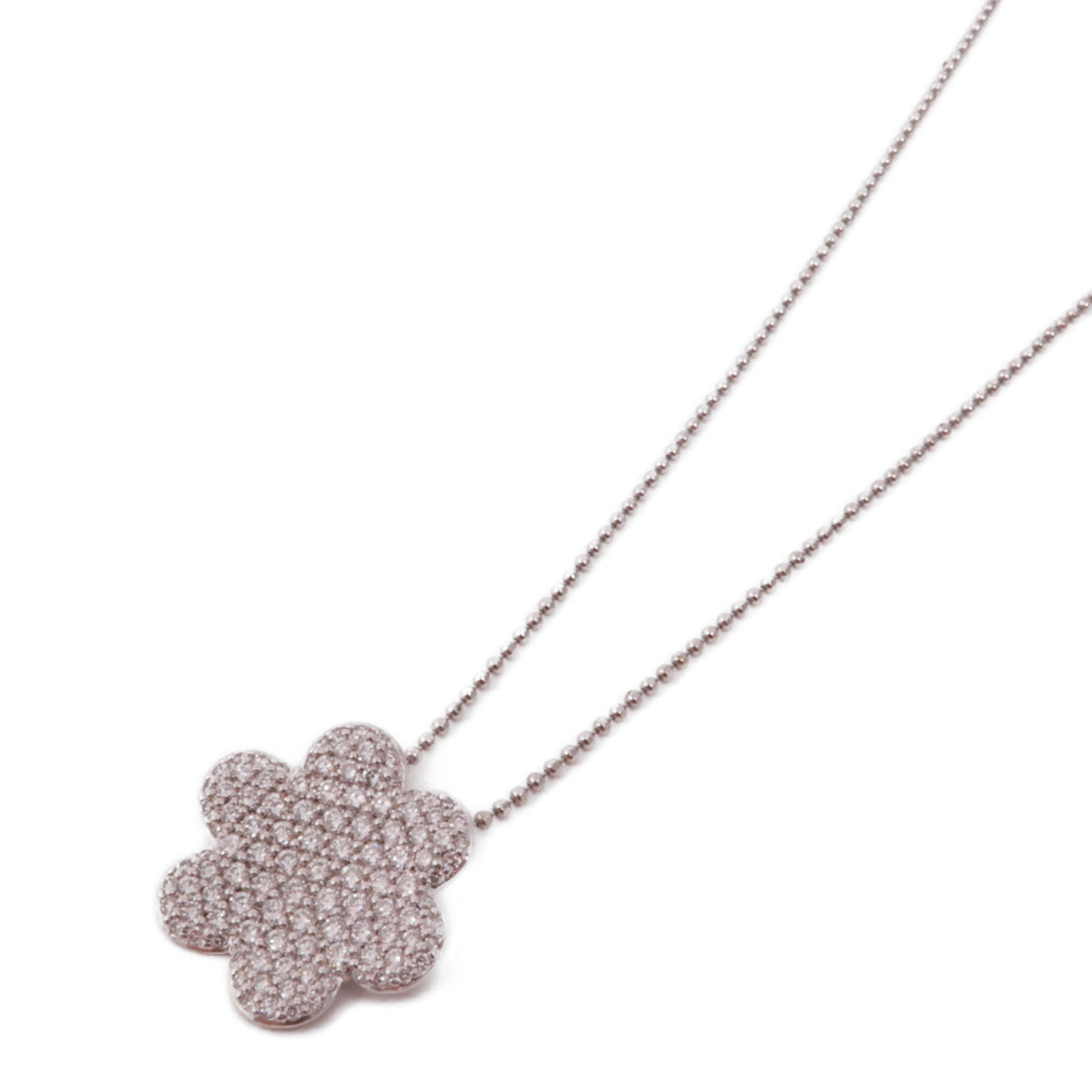 JEWELRY Diamond Necklace 18K White Gold