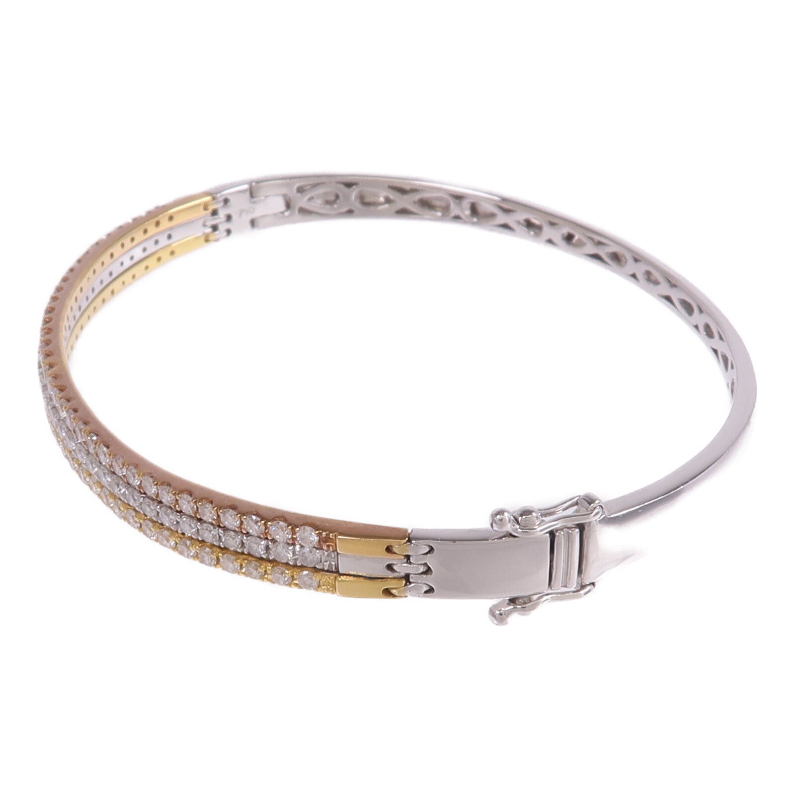 JEWELRY 18K黃金/白金/玫瑰金Diamond Bracelet鑽石手鐲